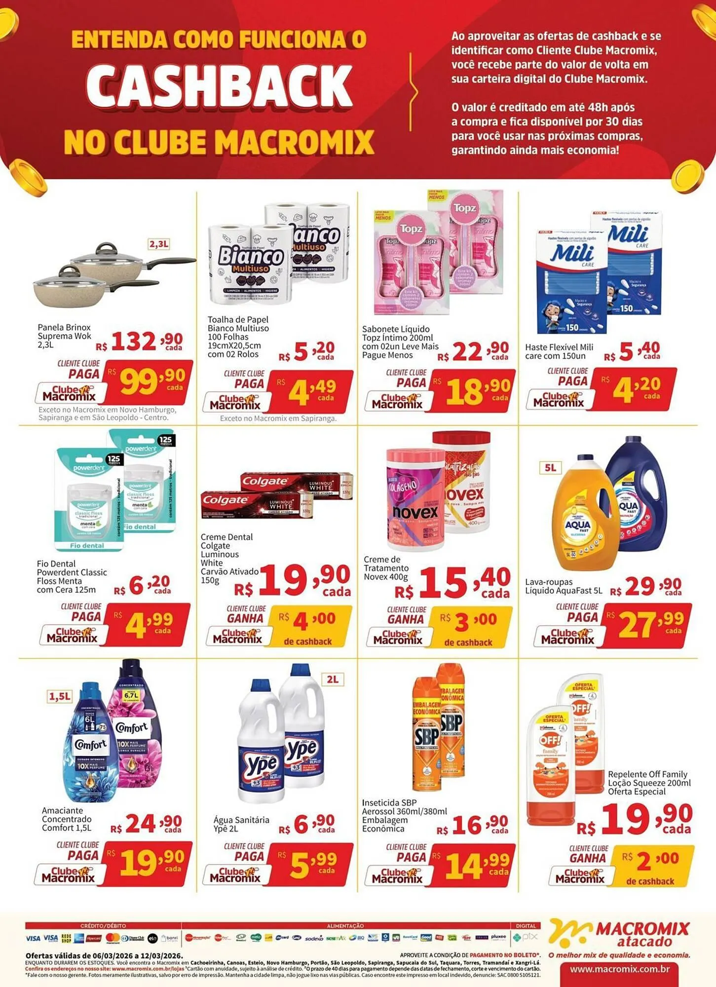 Encarte de Catálogo Macromix Atacado 6 de março até 12 de março 2026 - Pagina 3
