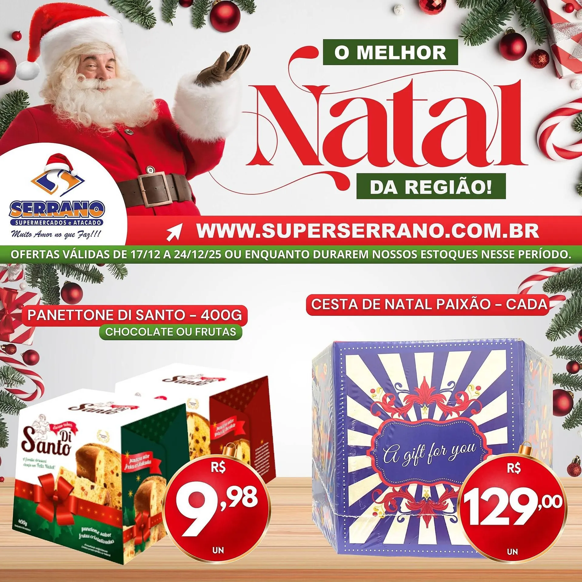 Encarte de Catálogo Serrano Supermercado 19 de dezembro até 24 de dezembro 2025 - Pagina 4