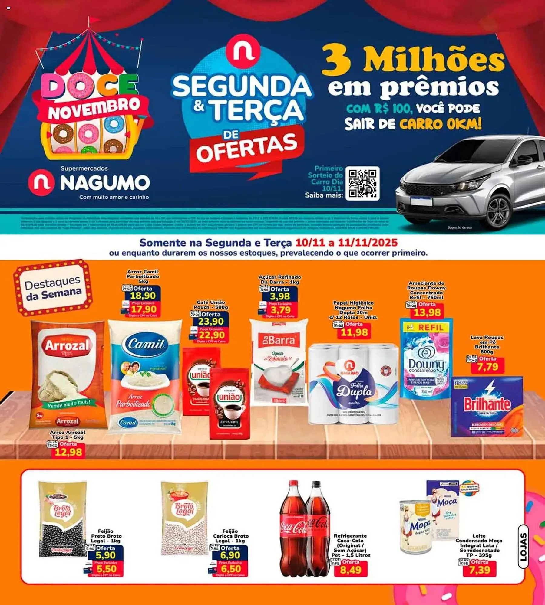 Encarte de Folheto Nagumo 10 de novembro até 11 de novembro 2025 - Pagina 1