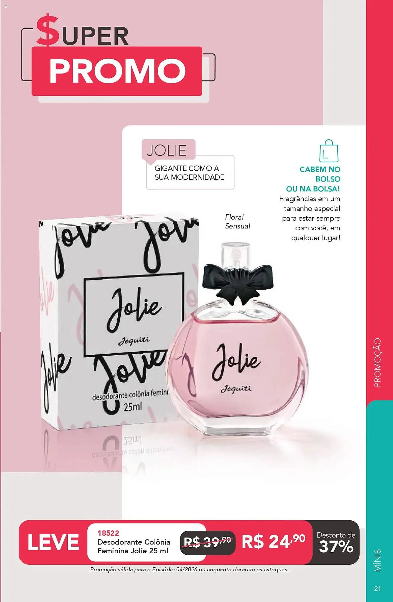 Encarte de Catálogo Jequiti 6 de março até 3 de abril 2026 - Pagina 21