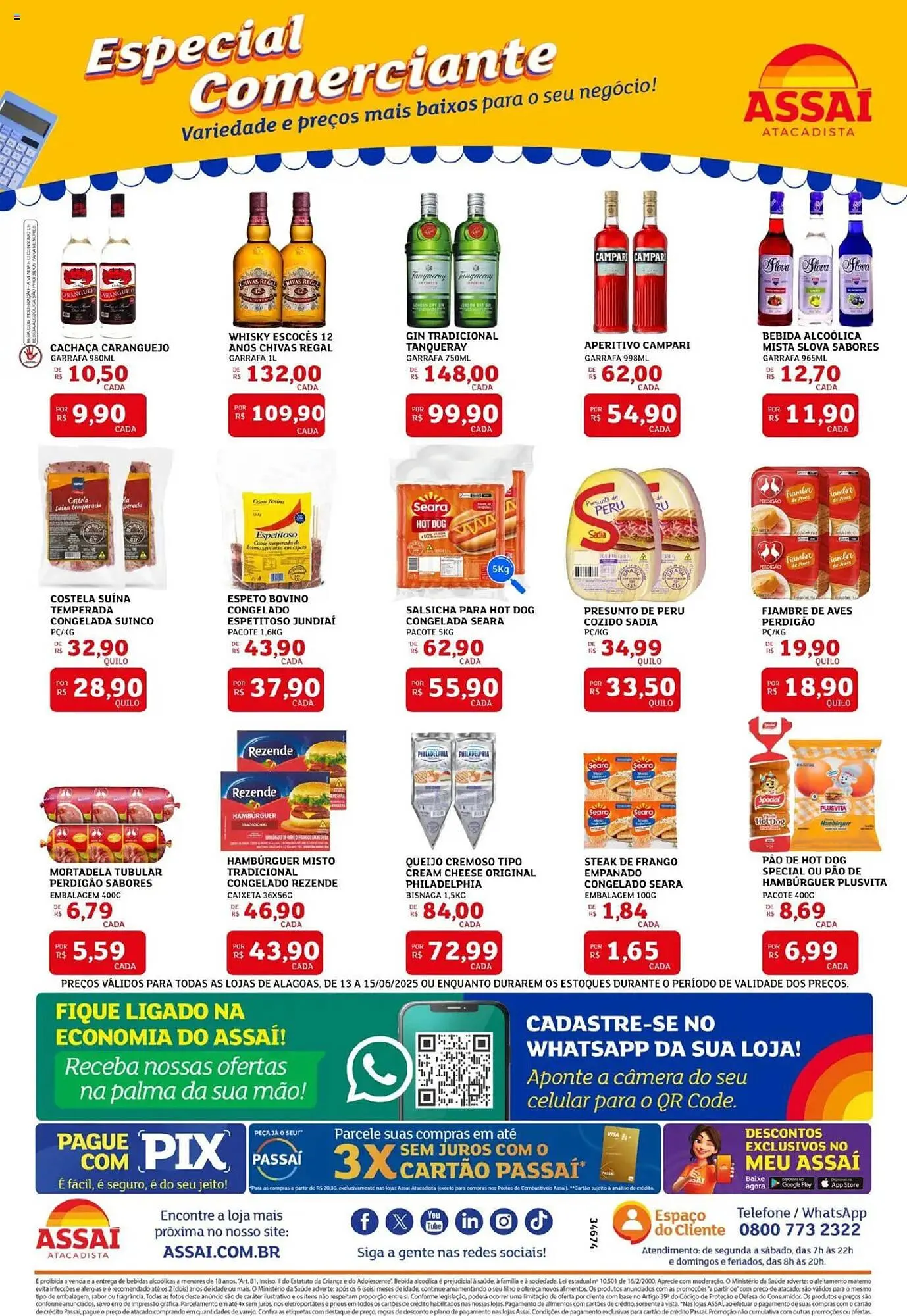 Encarte de Catálogo Assaí Atacadista 13 de junho até 15 de junho 2025 - Pagina 2