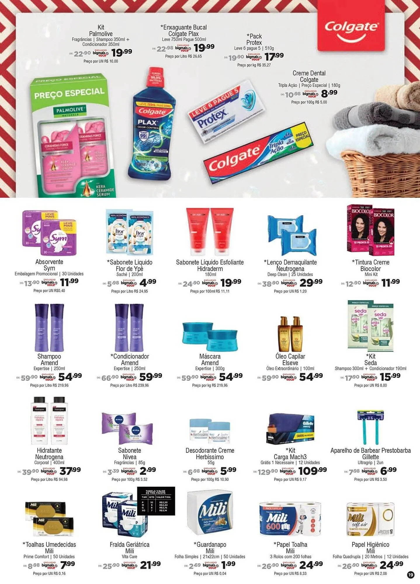 Encarte de Catálogo Big Mais Supermercados 31 de julho até 12 de agosto 2025 - Pagina 19