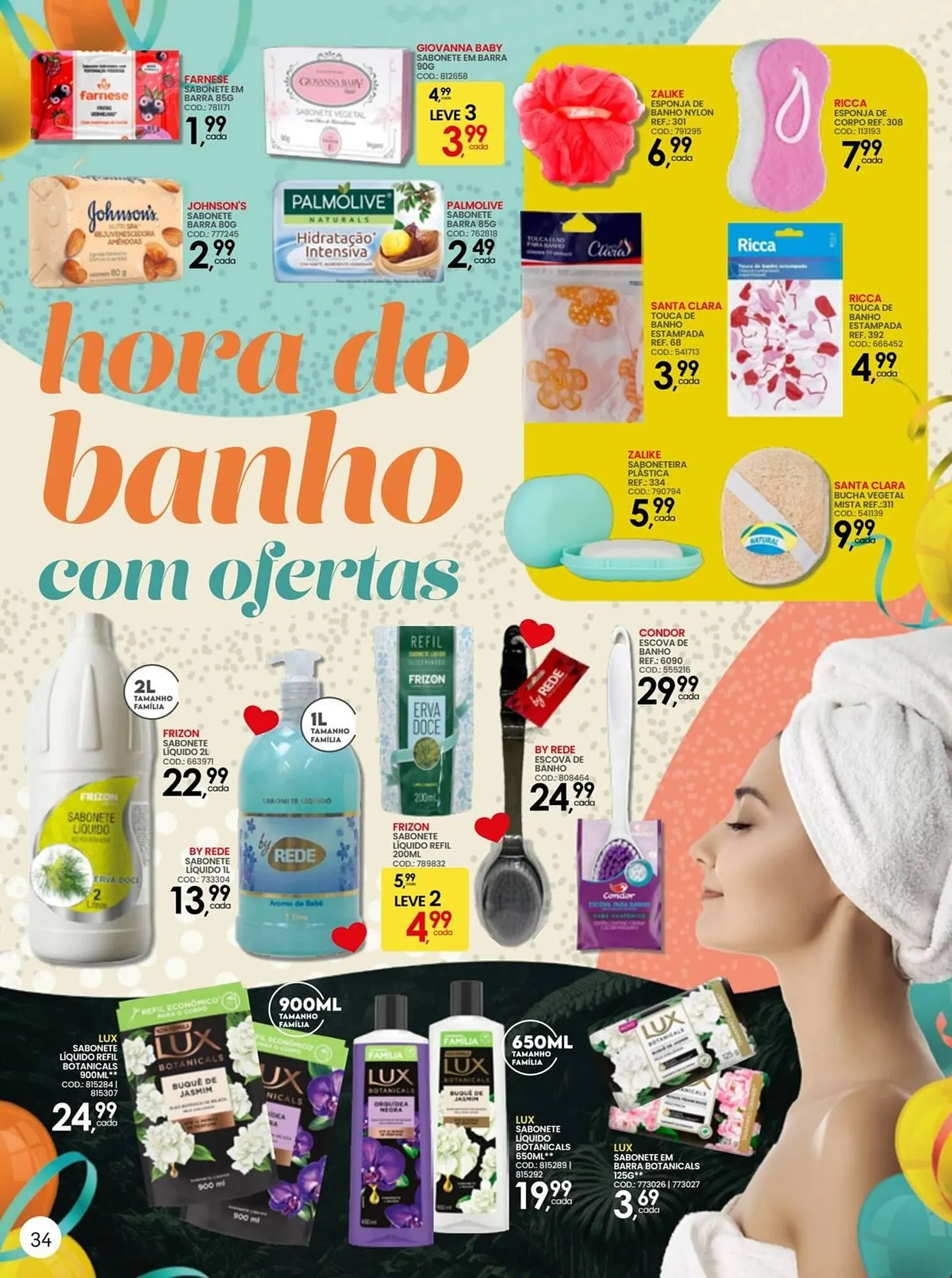 Encarte de Catálogo Lojas Rede 1 de julho até 3 de agosto 2025 - Pagina 34