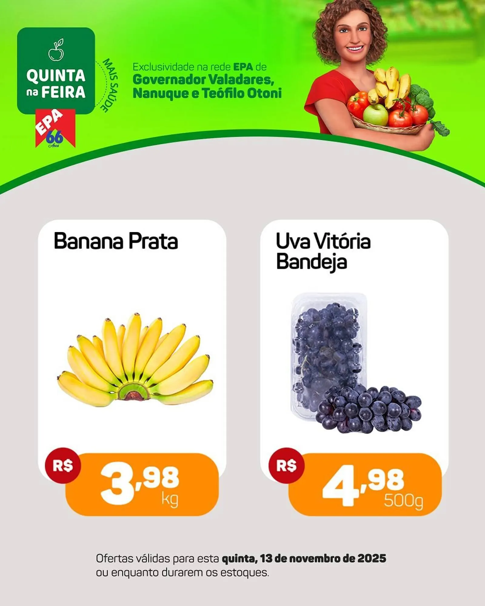 Encarte de Folheto Epa 13 de novembro até 17 de novembro 2025 - Pagina 1