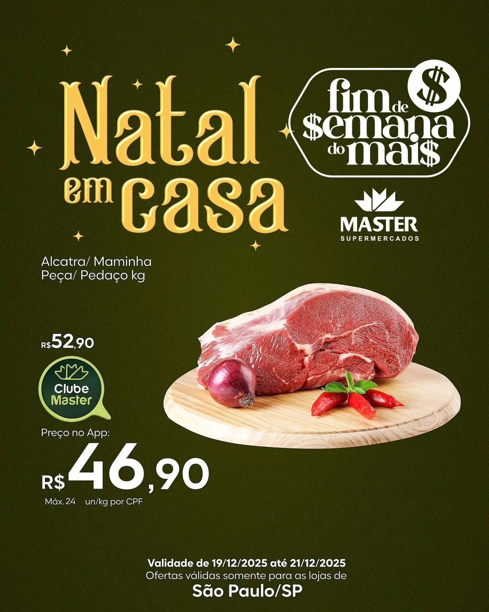 Encarte de Folheto Master Supermercados 19 de dezembro até 21 de dezembro 2025 - Pagina 4