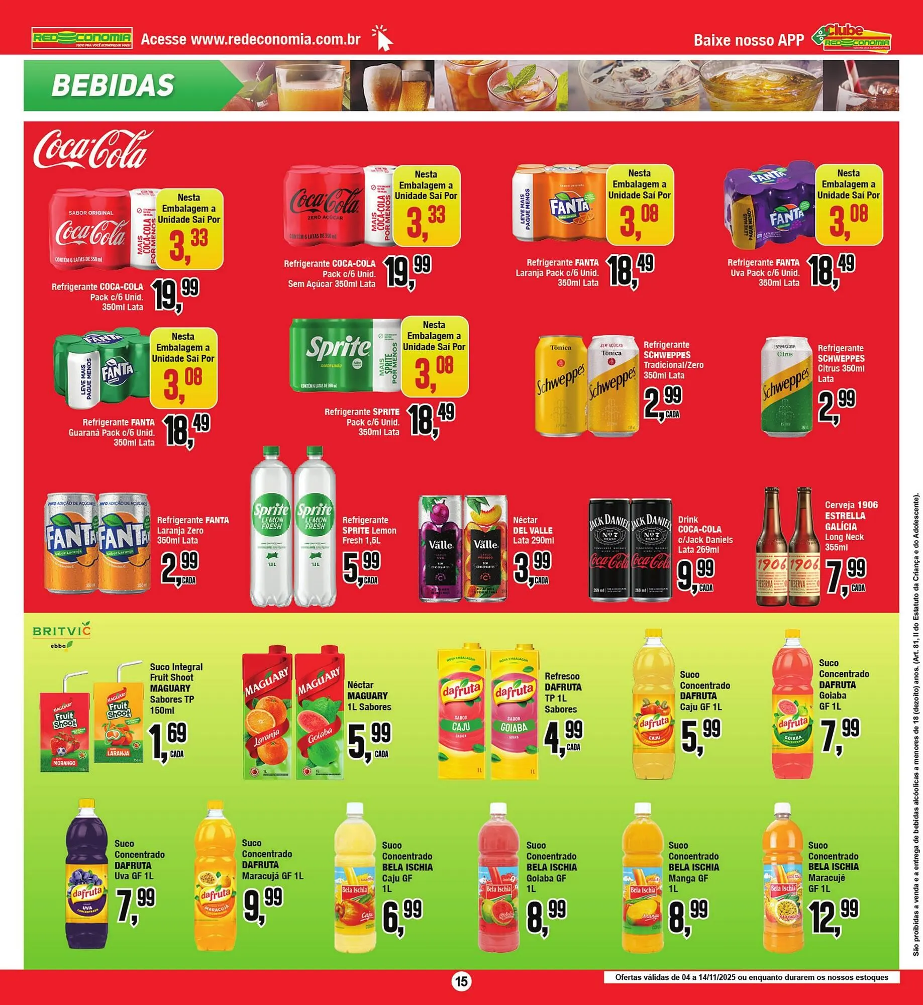 Encarte de Encarte Rede Economia 5 de novembro até 14 de novembro 2025 - Pagina 15