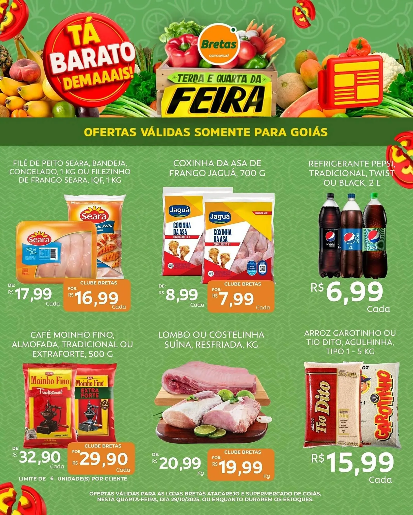 Encarte de Catálogo Supermercados Bretas 29 de outubro até 29 de outubro 2025 - Pagina 2