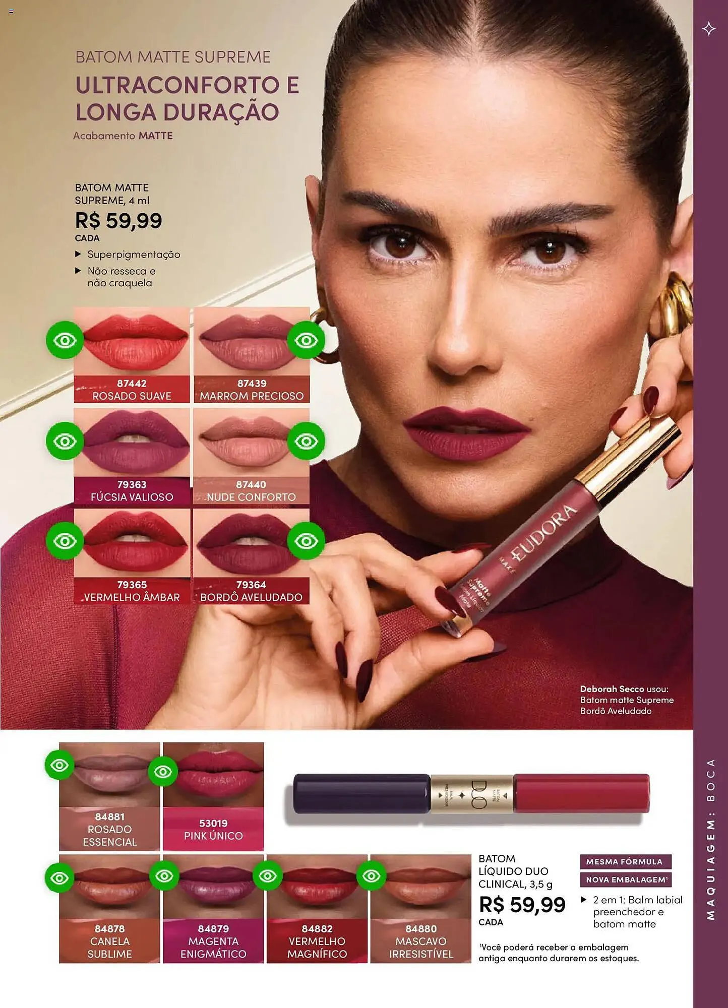 Encarte de Catálogo Eudora 29 de outubro até 27 de novembro 2025 - Pagina 82