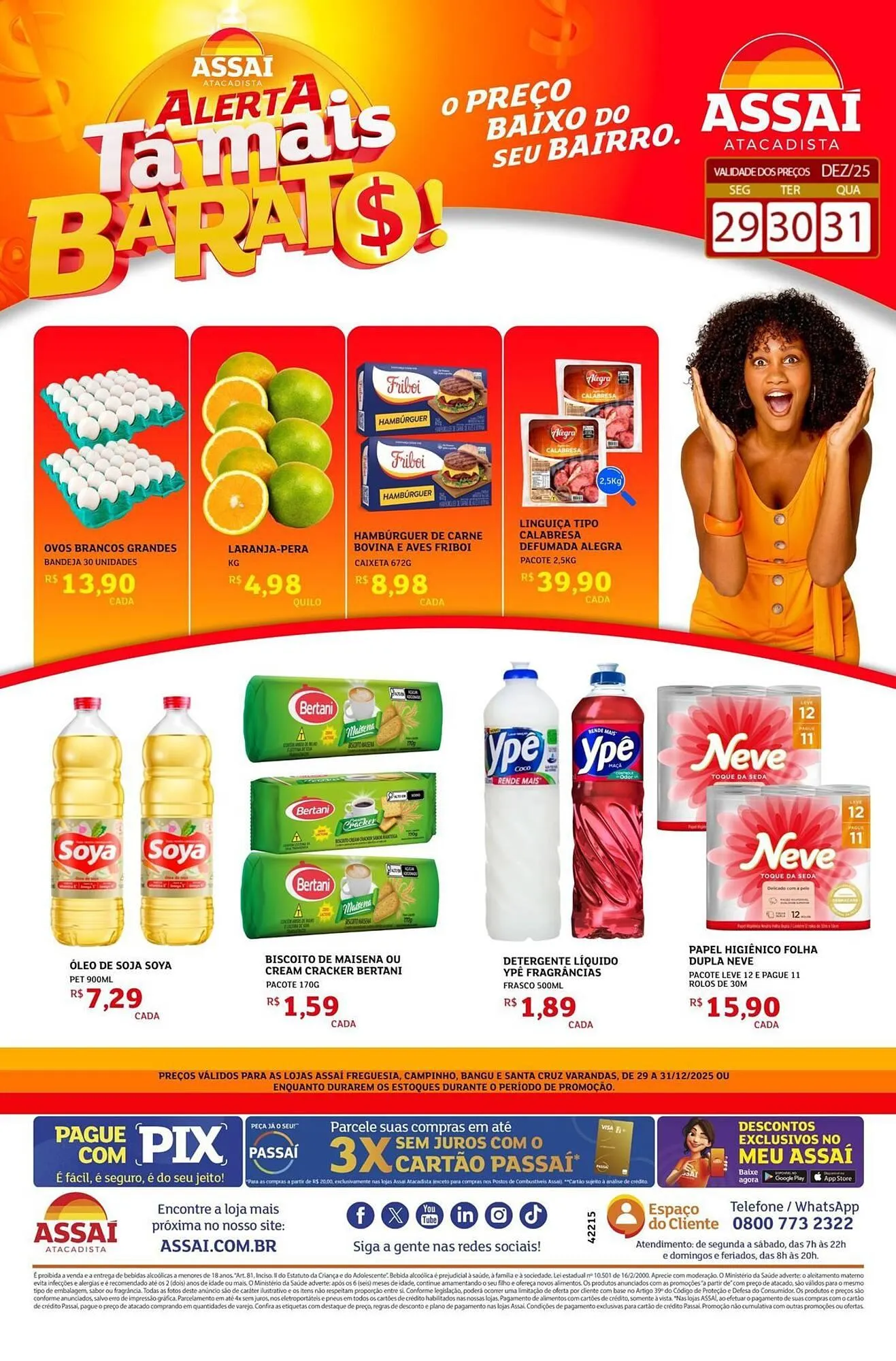 Encarte de Encarte Assaí Atacadista 29 de dezembro até 31 de dezembro 2025 - Pagina 1