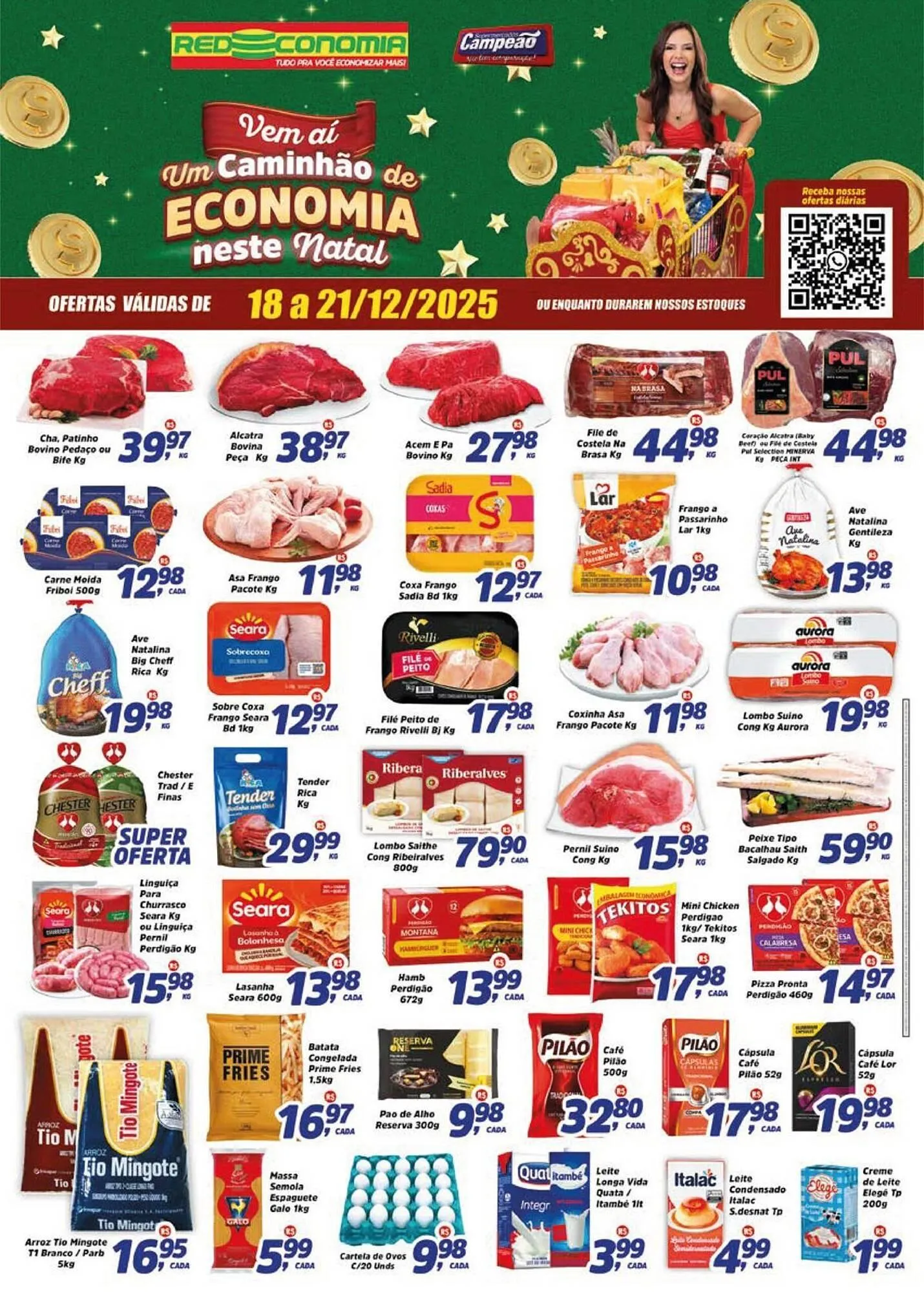 Encarte de Encarte Supermercados Campeão 18 de dezembro até 21 de dezembro 2025 - Pagina 1