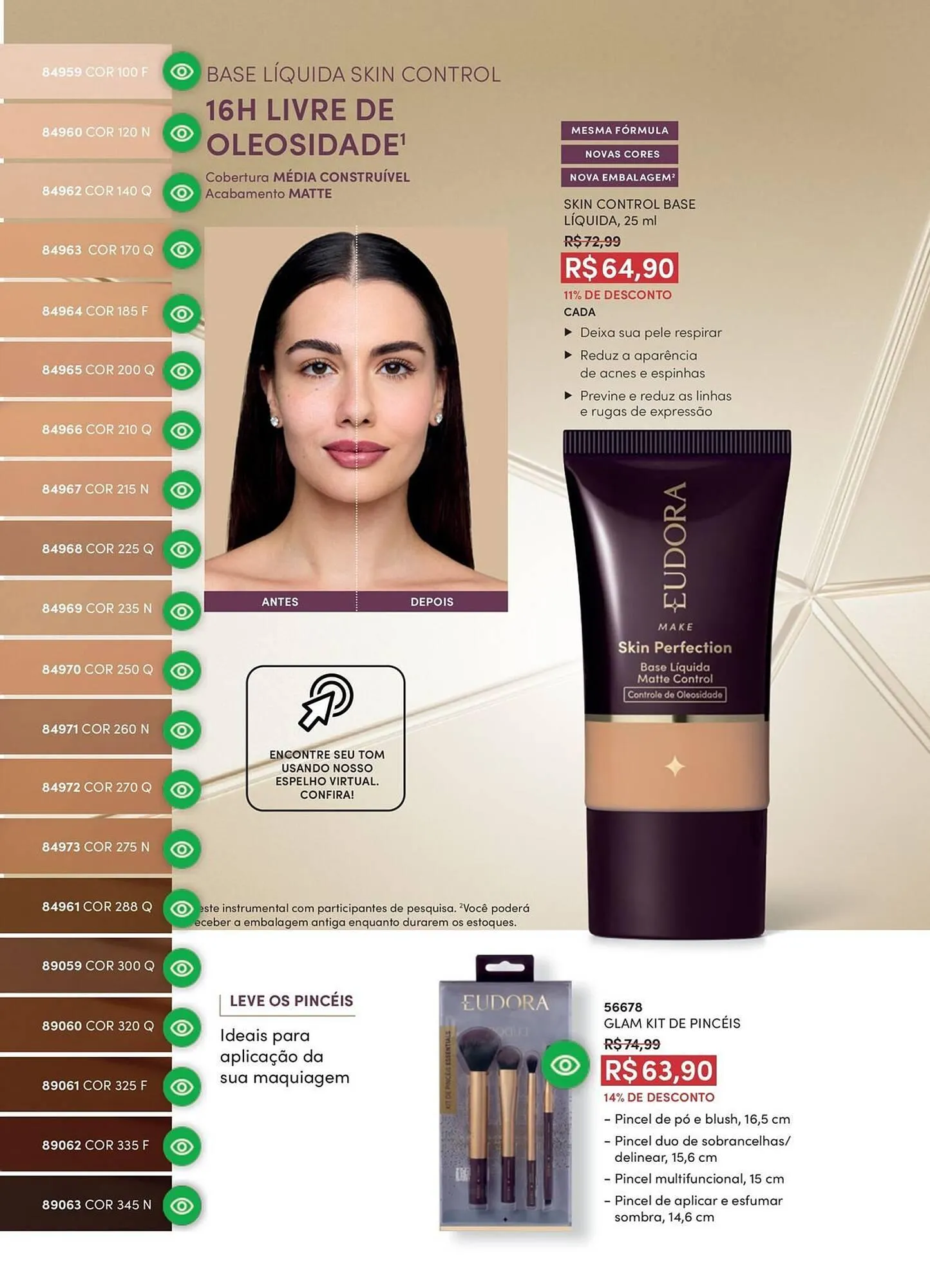 Encarte de Catálogo Eudora 1 de abril até 1 de maio 2026 - Pagina 14