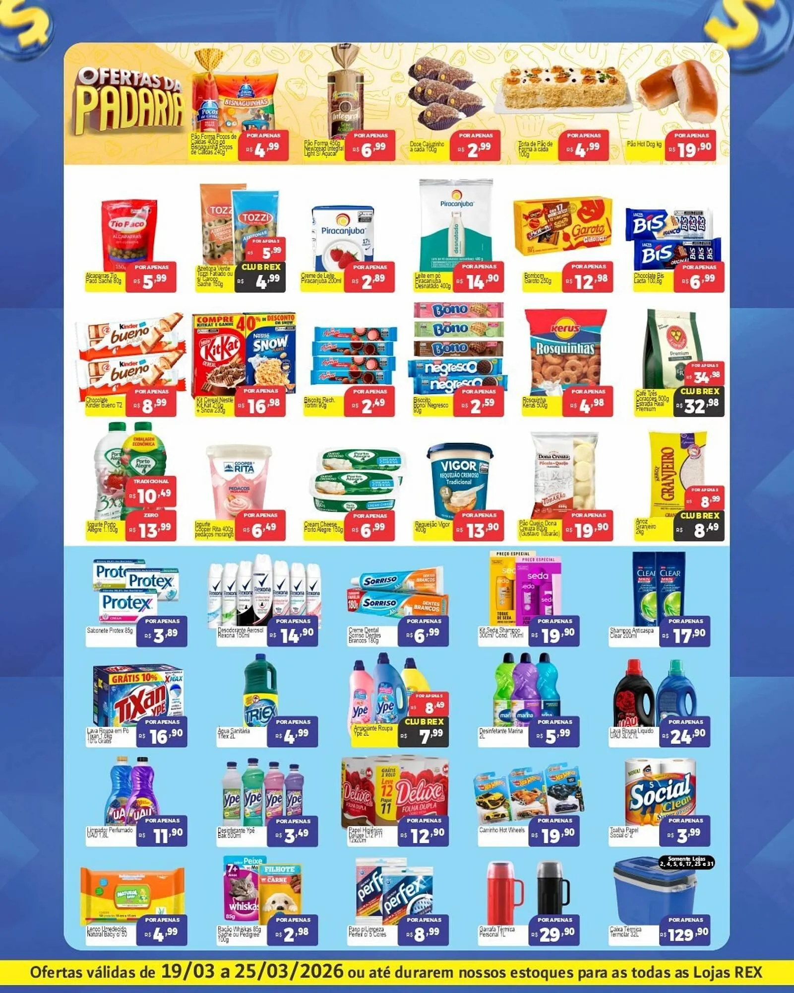 Encarte de Catálogo Supermercados Rex 19 de março até 25 de março 2026 - Pagina 2