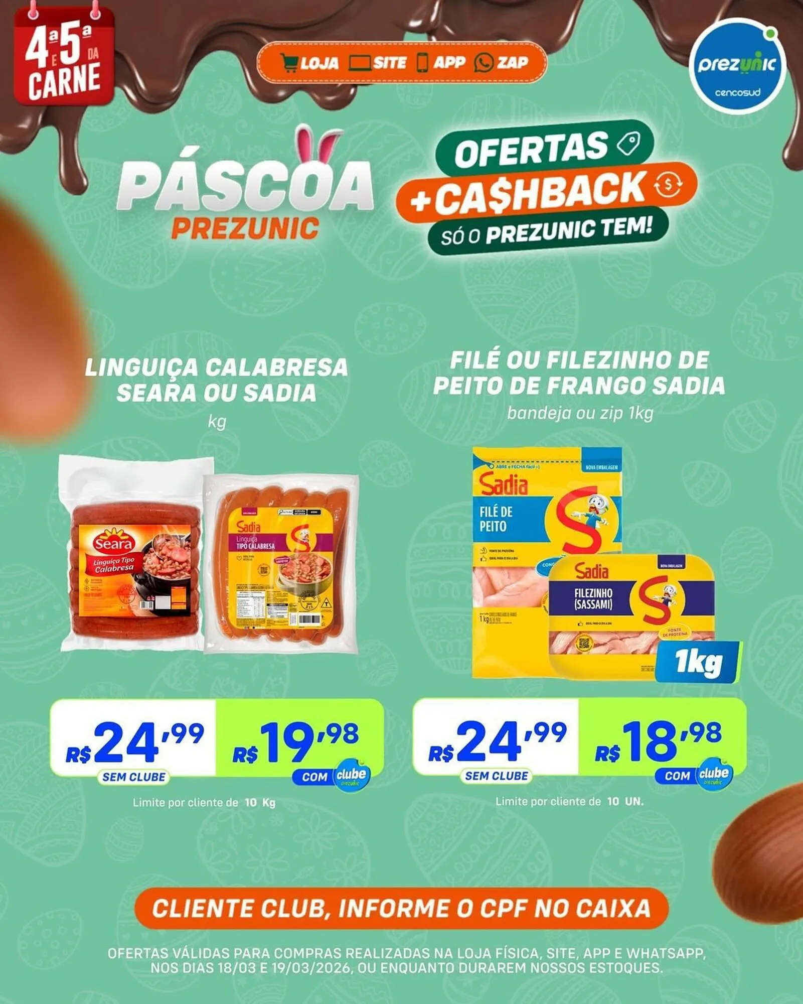 Encarte de Encarte Prezunic 18 de março até 19 de março 2026 - Pagina 3
