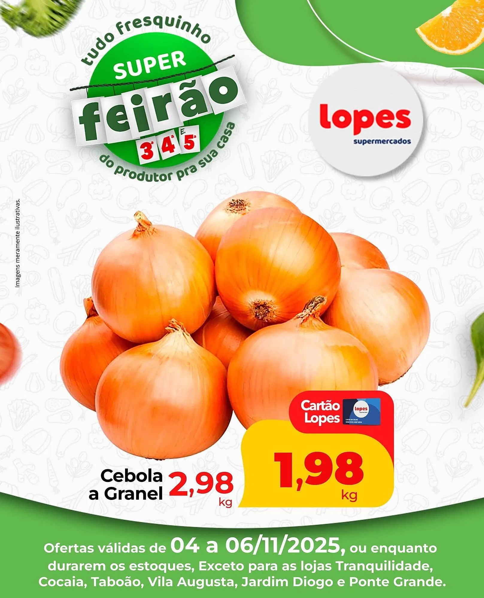 Encarte de Folheto Lopes Supermercados 4 de novembro até 6 de novembro 2025 - Pagina 1