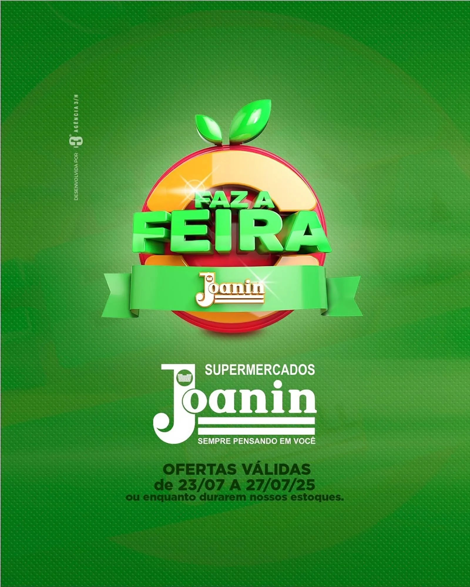 Encarte de Catálogo Supermercados Joanin 23 de julho até 27 de julho 2025 - Pagina 1