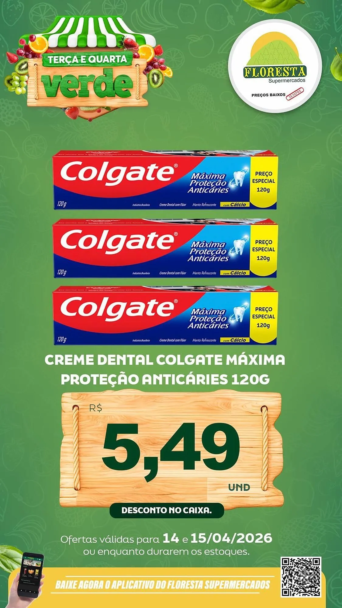 Encarte de Catálogo Floresta Supermercados 14 de abril até 15 de abril 2026 - Pagina 31