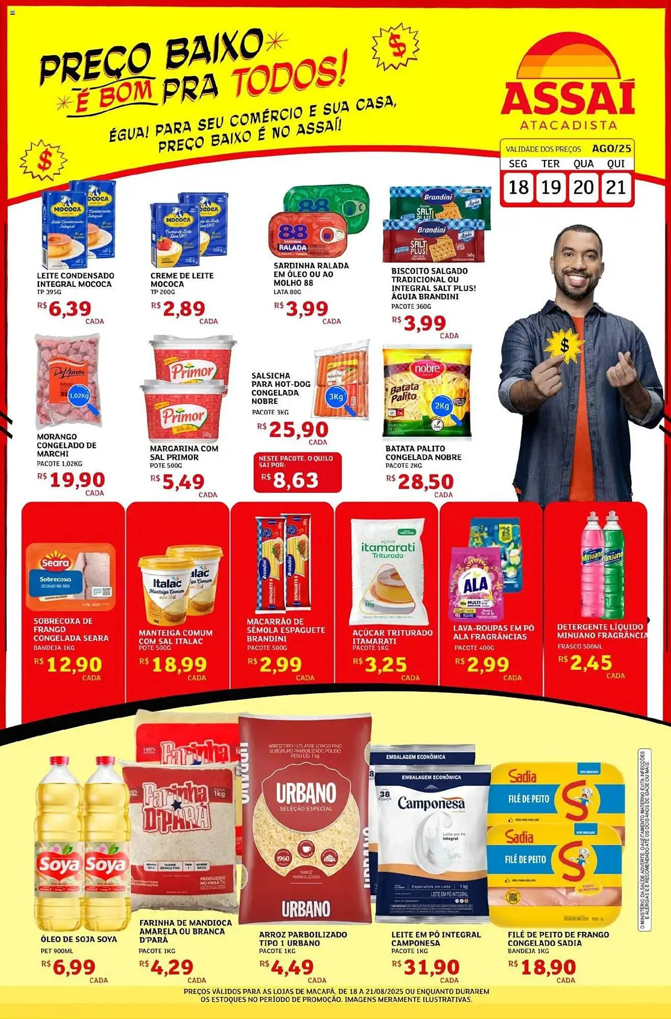 Encarte de Catálogo Assaí Atacadista 18 de agosto até 21 de agosto 2025 - Pagina 1