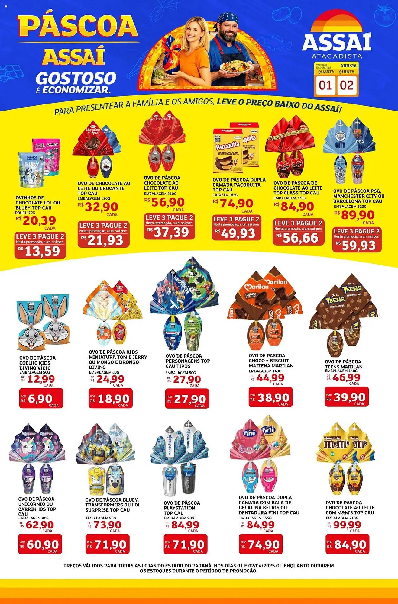 Encarte de Encarte Assaí Atacadista 1 de abril até 3 de abril 2026 - Pagina 1