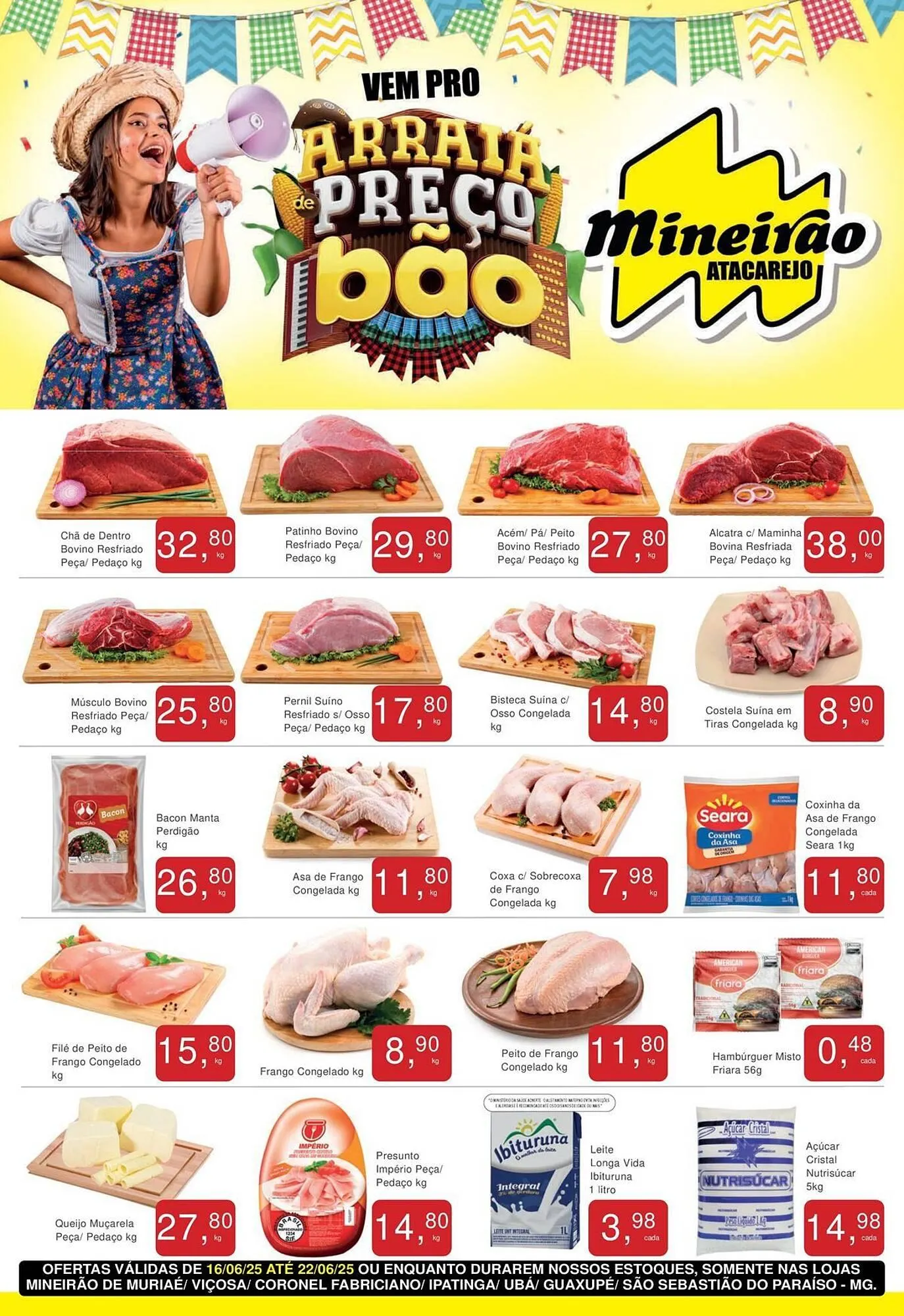 Encarte de Catálogo Mineirão Atacarejo 17 de junho até 22 de junho 2025 - Pagina 1