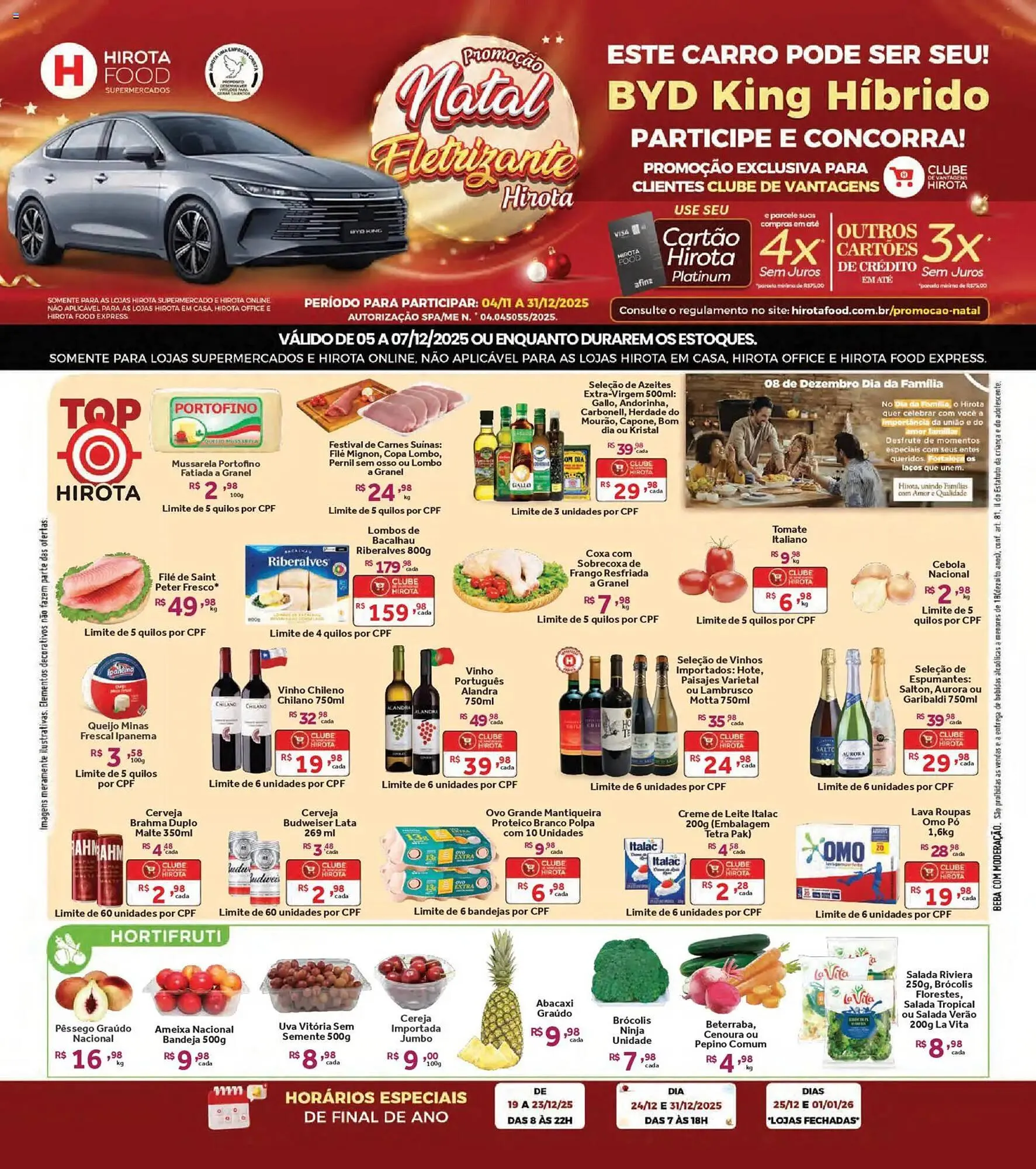 Encarte de Catálogo Hirota Food Supermercado 5 de dezembro até 7 de dezembro 2025 - Pagina 1