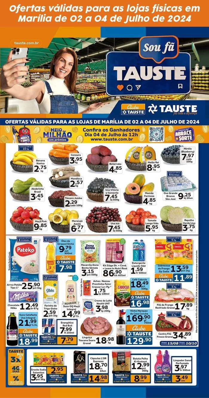 Encarte de Ofertas Tauste Marília 2 de julho até 4 de julho 2024 - Pagina 2