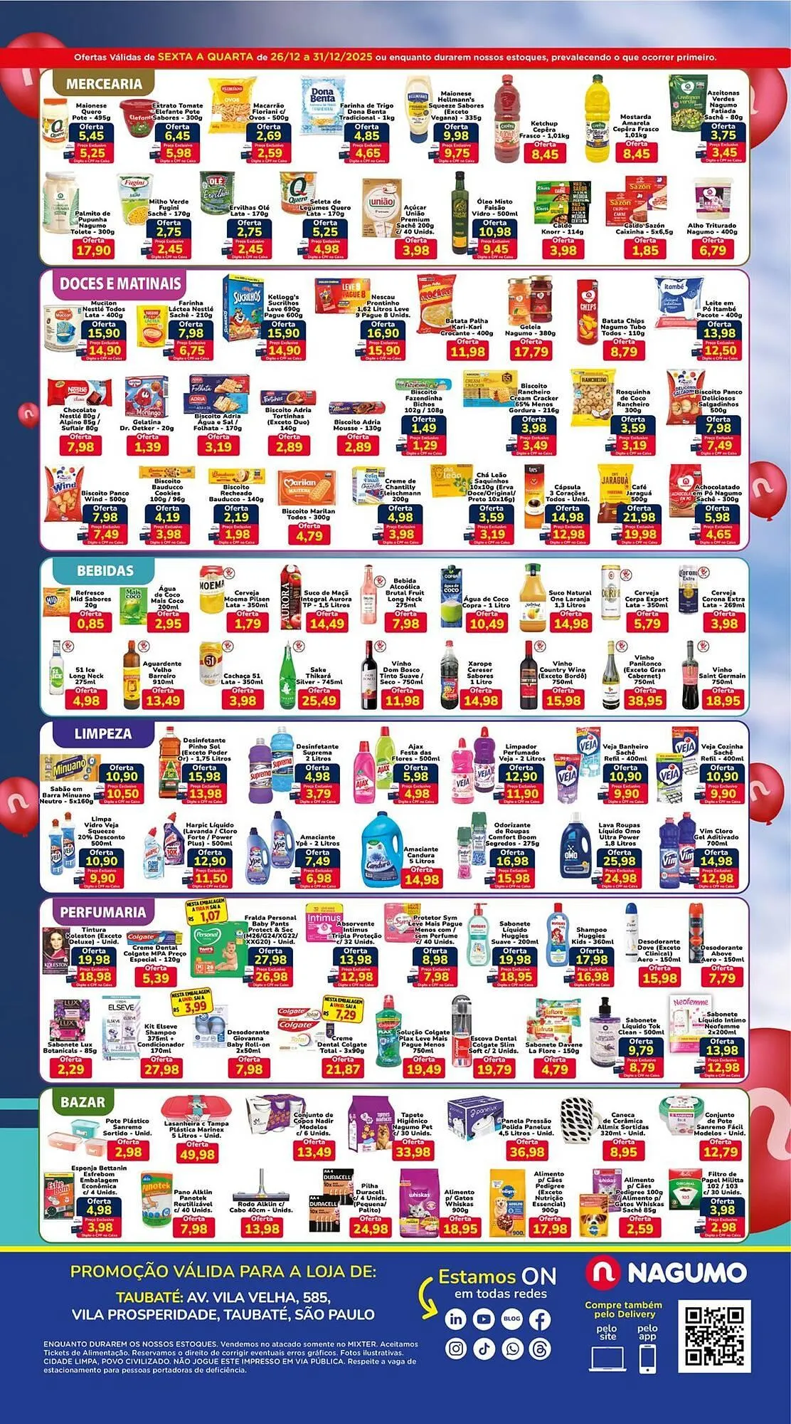 Encarte de Folheto Nagumo 26 de dezembro até 31 de dezembro 2025 - Pagina 2