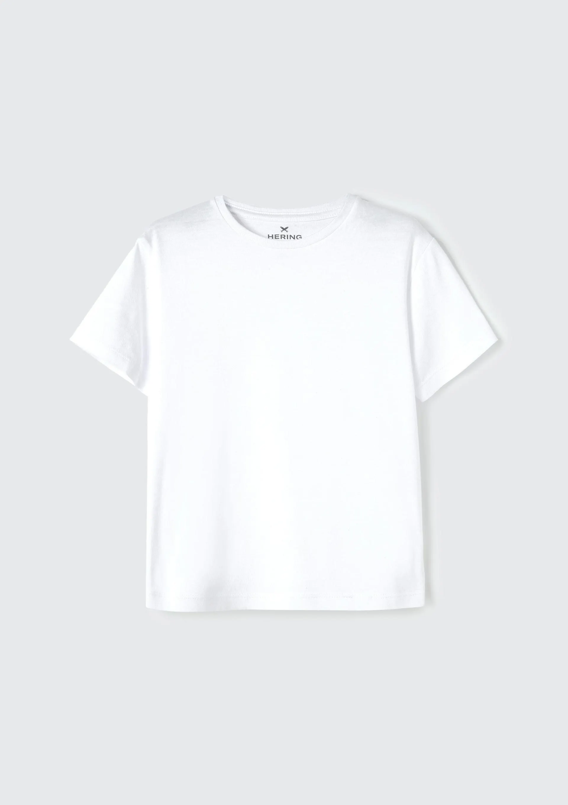 Camiseta Básica Infantil Menino Toddler Manga Curta - Branco