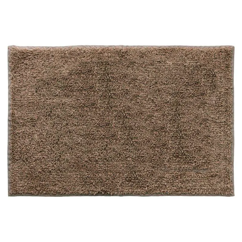 Tapete de Banheiro Zira Retangular 40x60cm Bege - Vizapi