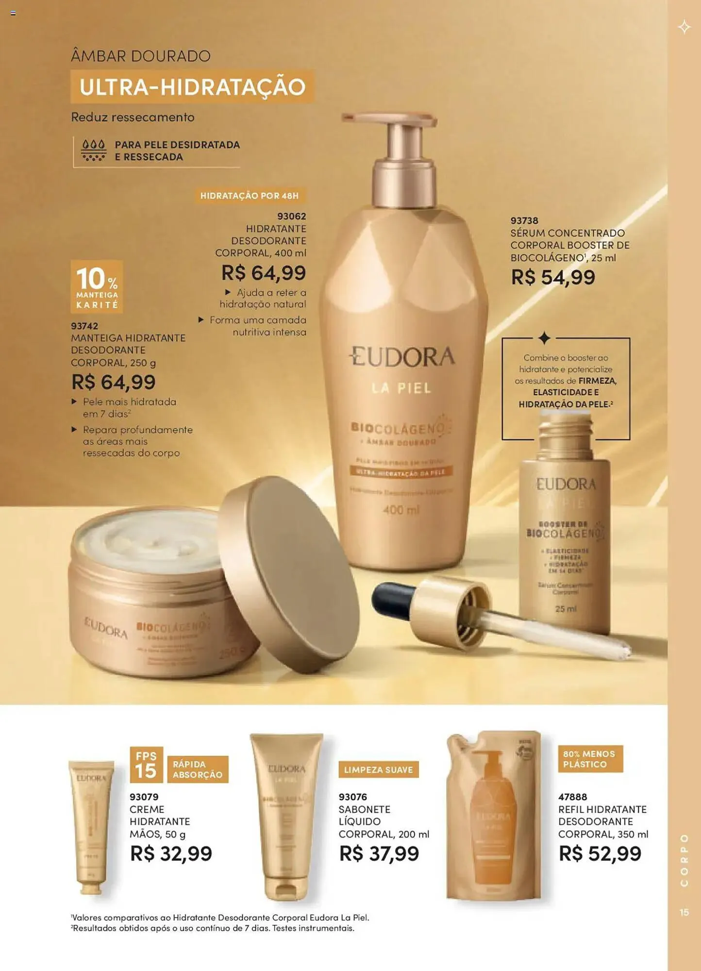 Encarte de Catálogo Eudora 8 de setembro até 3 de outubro 2025 - Pagina 15
