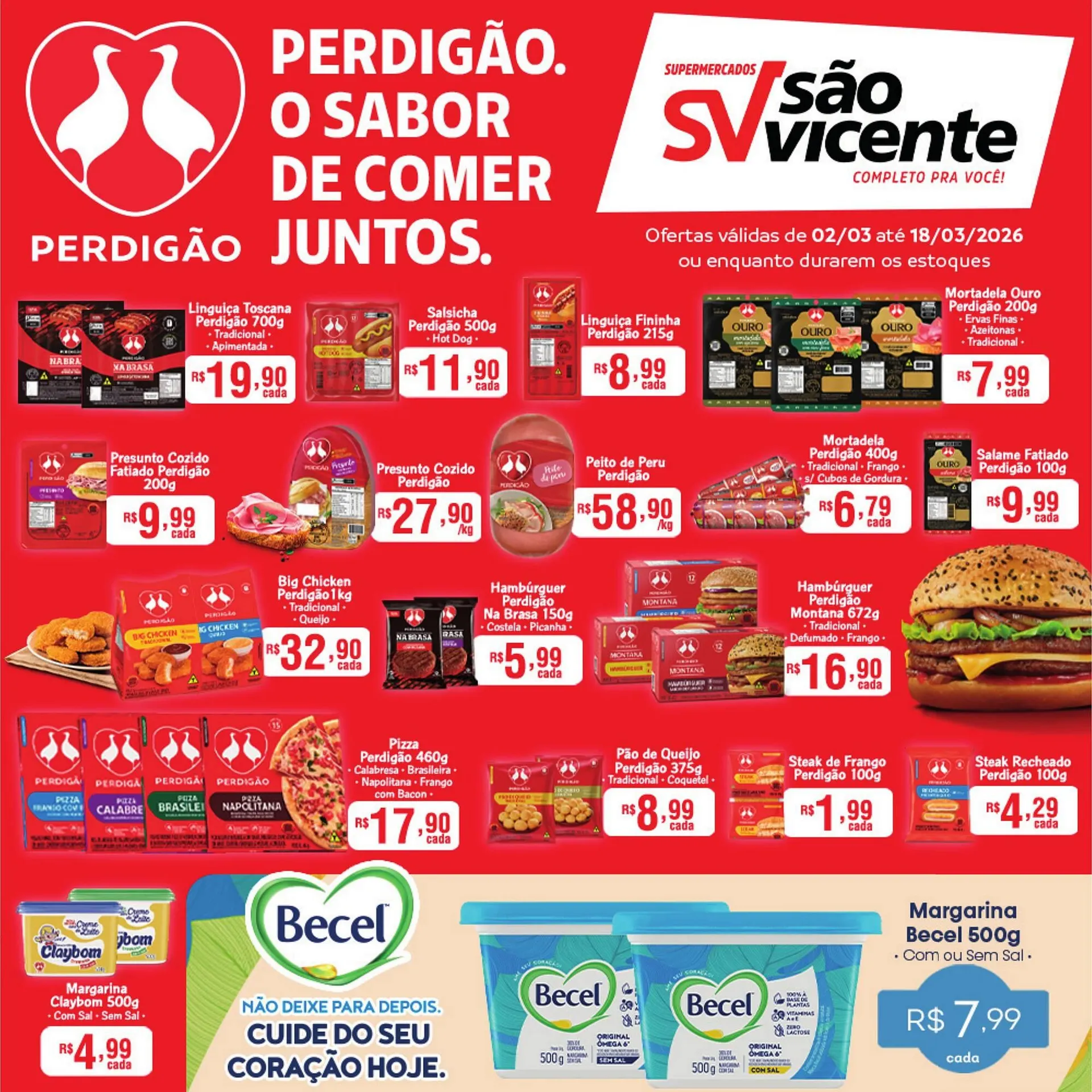Encarte de Catálogo Supermercados São Vicente 2 de março até 18 de março 2026 - Pagina 1