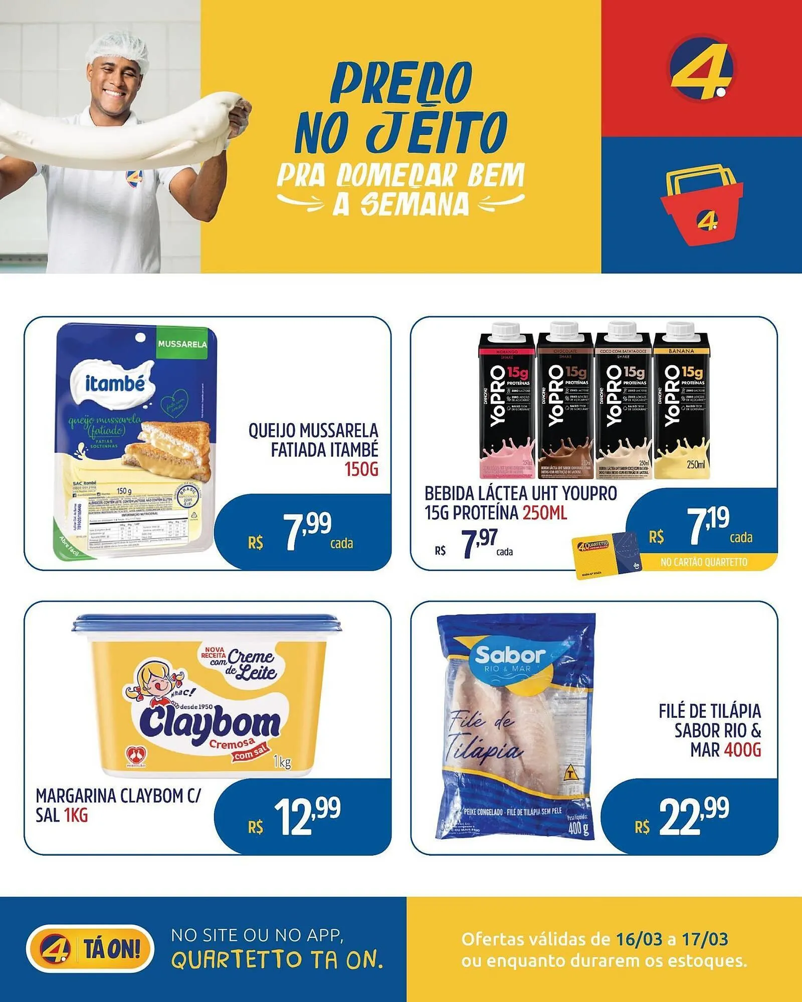 Encarte de Catálogo Quartetto Supermercados 16 de março até 17 de março 2026 - Pagina 4