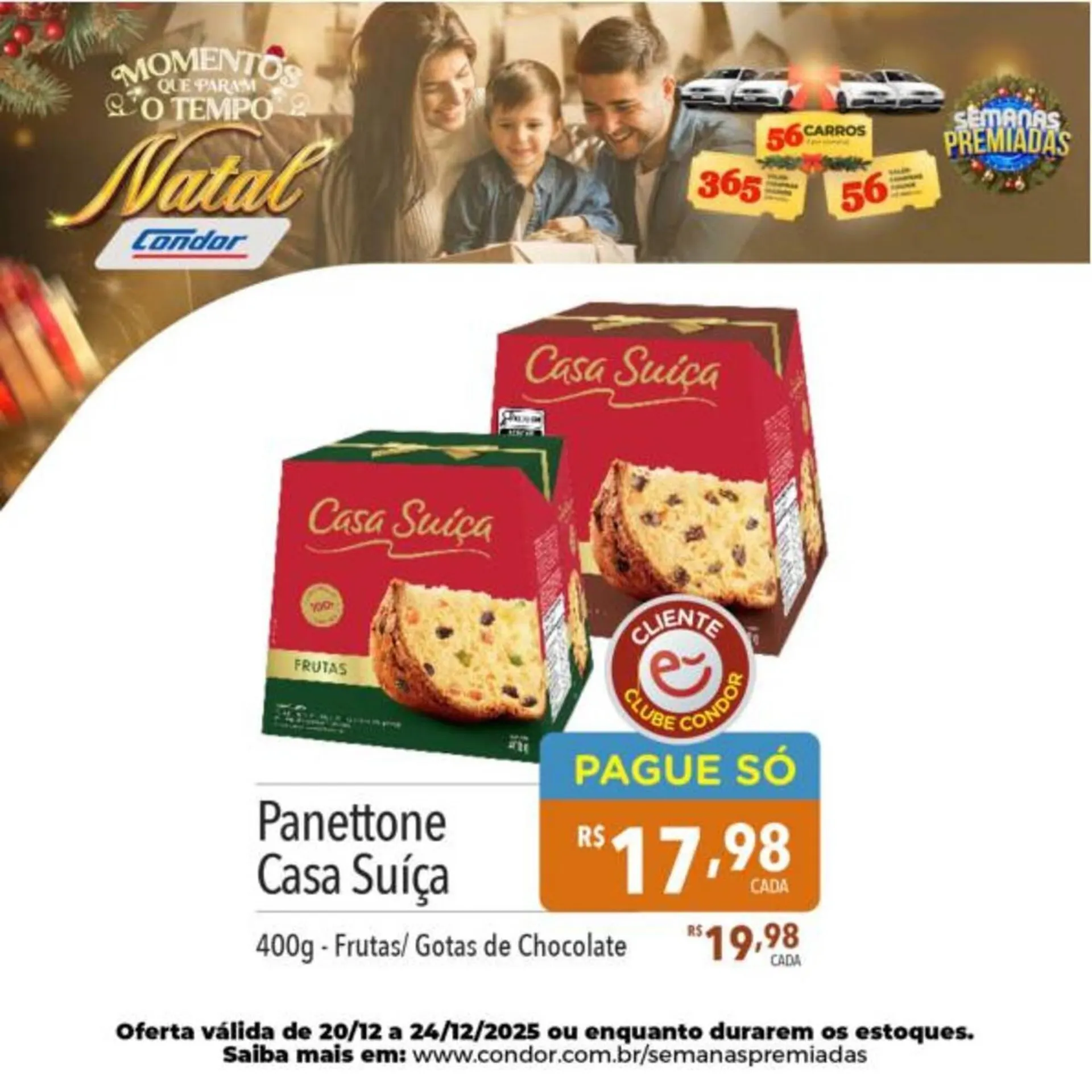 Encarte de Catálogo Supermercados Condor 20 de dezembro até 24 de dezembro 2025 - Pagina 1