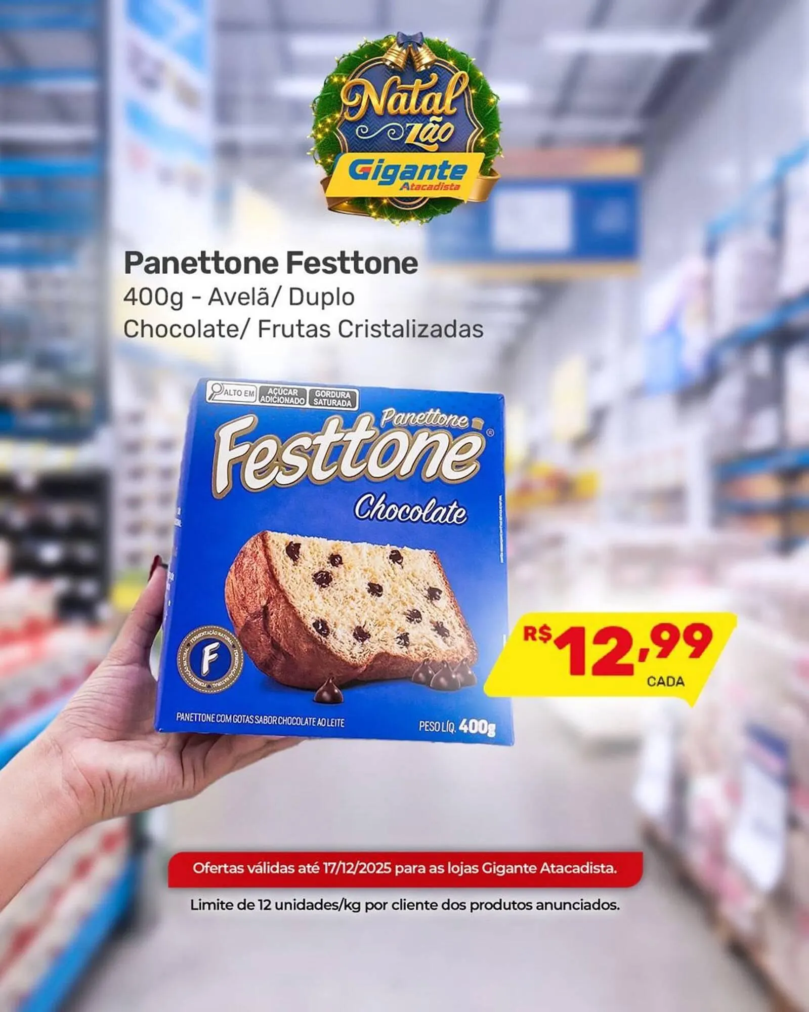 Encarte de Encarte Gigante Atacadista 15 de dezembro até 17 de dezembro 2025 - Pagina 1