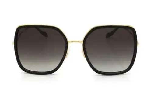 Óculos de sol Ana Hickmann, modelo AH90008, cor A01, tamanho 57