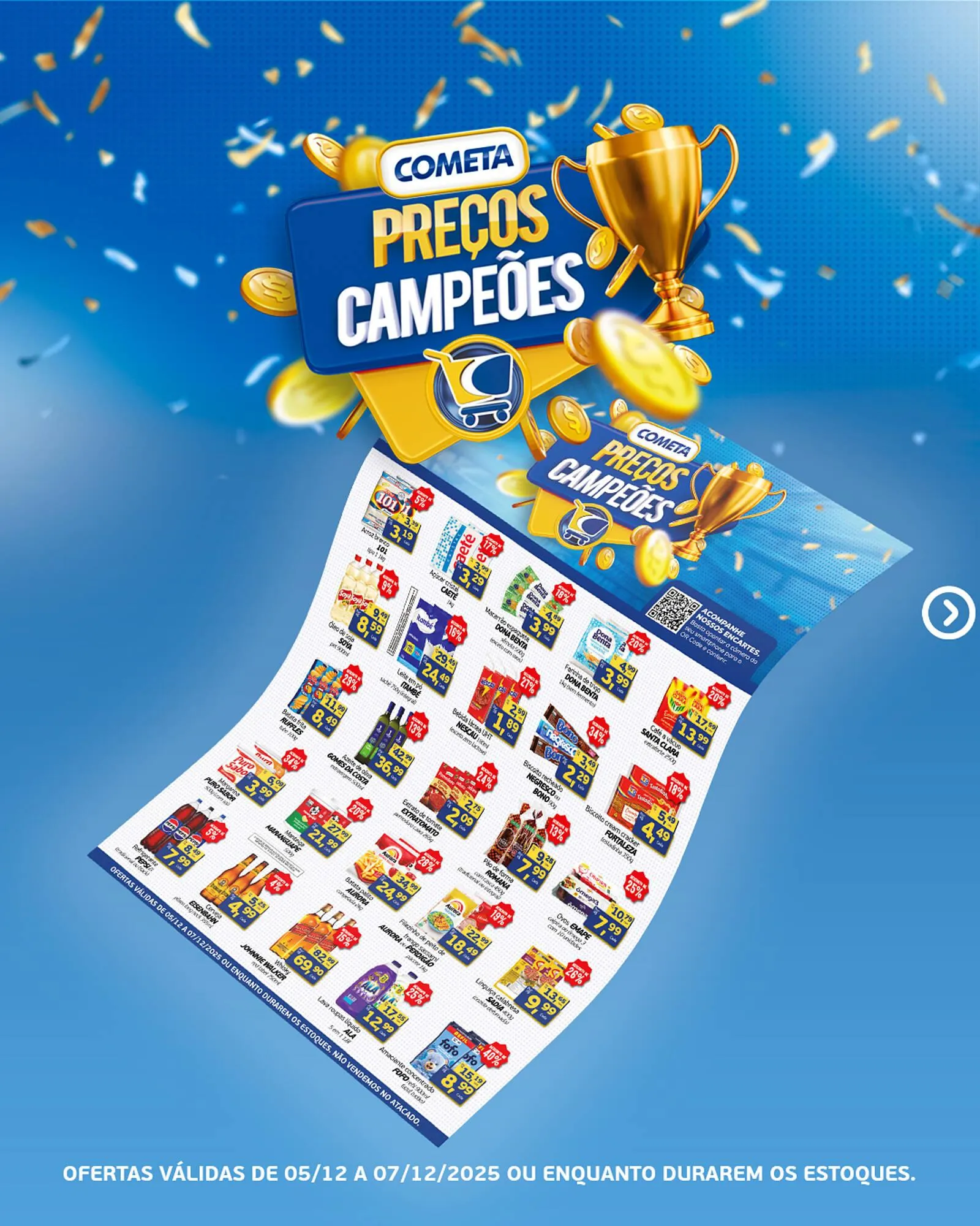Encarte de Encarte Cometa Supermercados 5 de dezembro até 7 de dezembro 2025 - Pagina 1