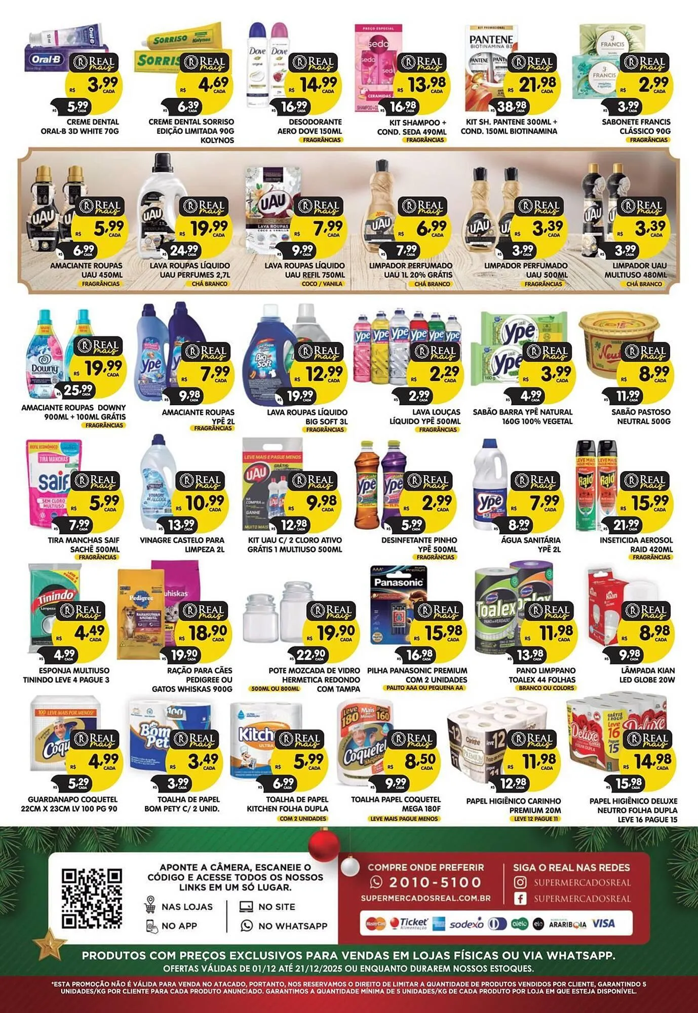 Encarte de Encarte Supermercados Real 3 de dezembro até 21 de dezembro 2025 - Pagina 8