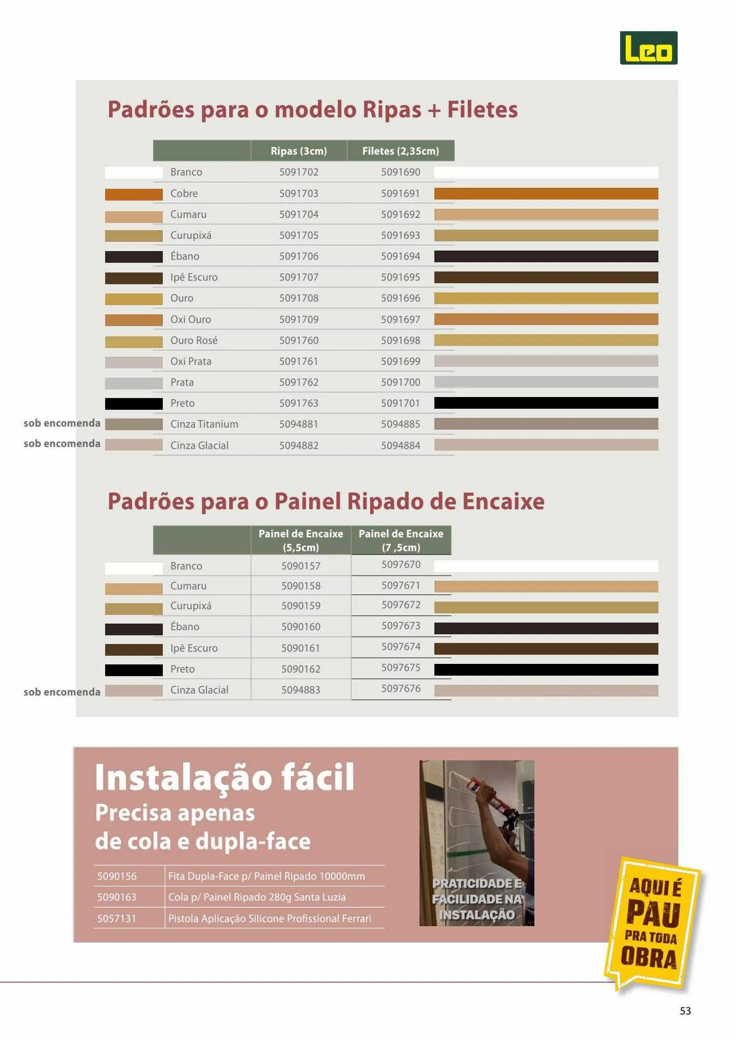 Encarte de Leo Madeiras Ofertas 11 de maio até 23 de julho 2023 - Pagina 53