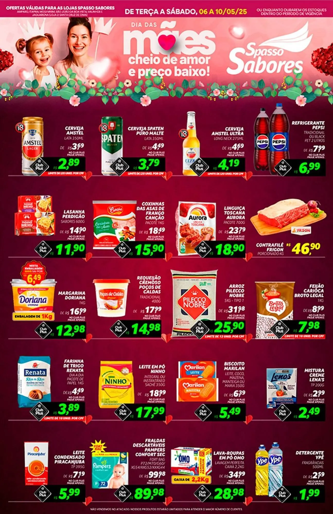 Encarte de Catálogo Spasso Sabores 7 de maio até 10 de maio 2025 - Pagina 1