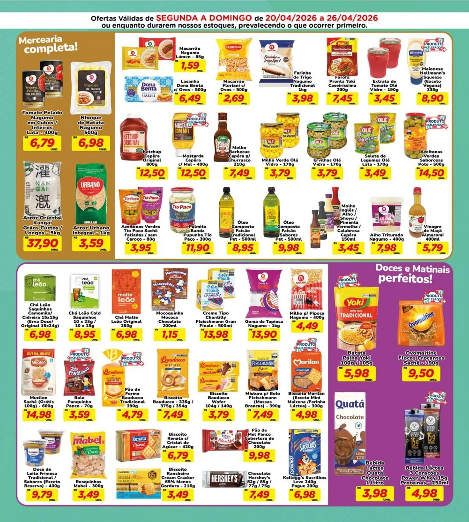 Encarte de Folheto Nagumo 20 de abril até 26 de abril 2026 - Pagina 3