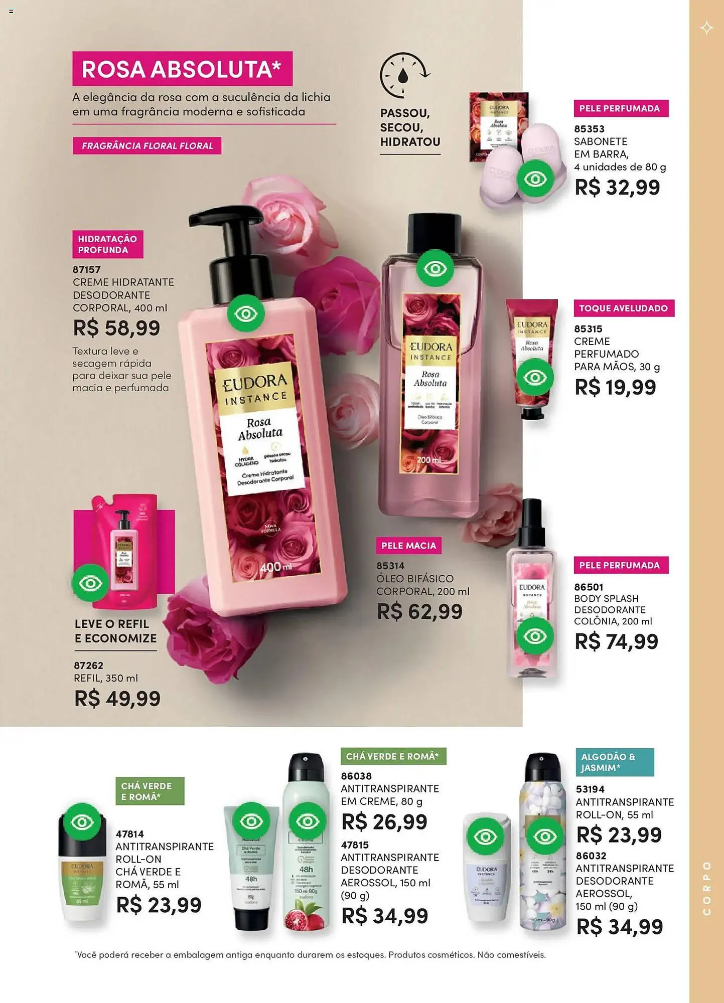 Encarte de Catálogo Eudora 23 de abril até 15 de junho 2026 - Pagina 113