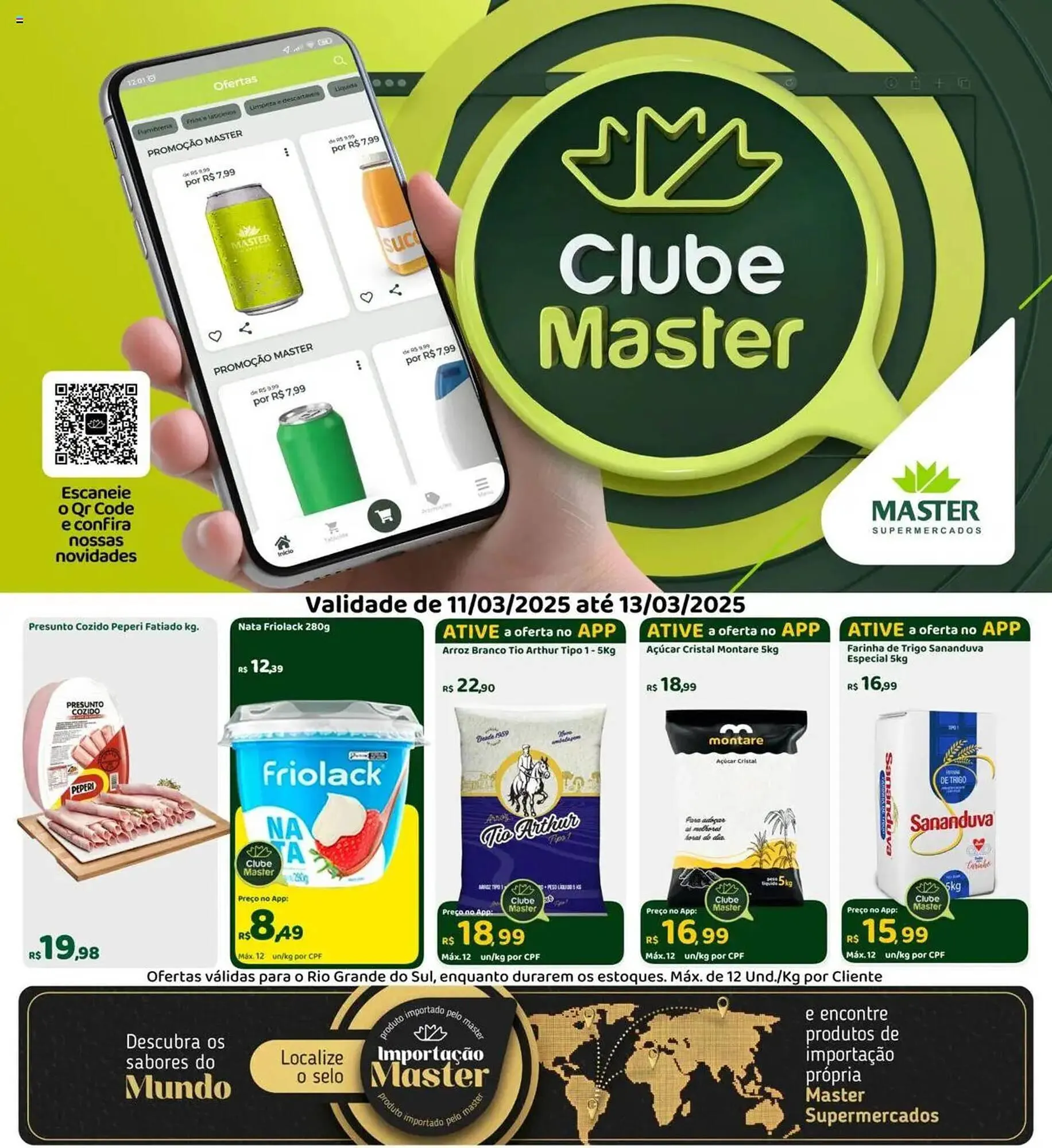 Encarte de Catálogo Master Supermercados 11 de março até 13 de março 2025 - Pagina 1