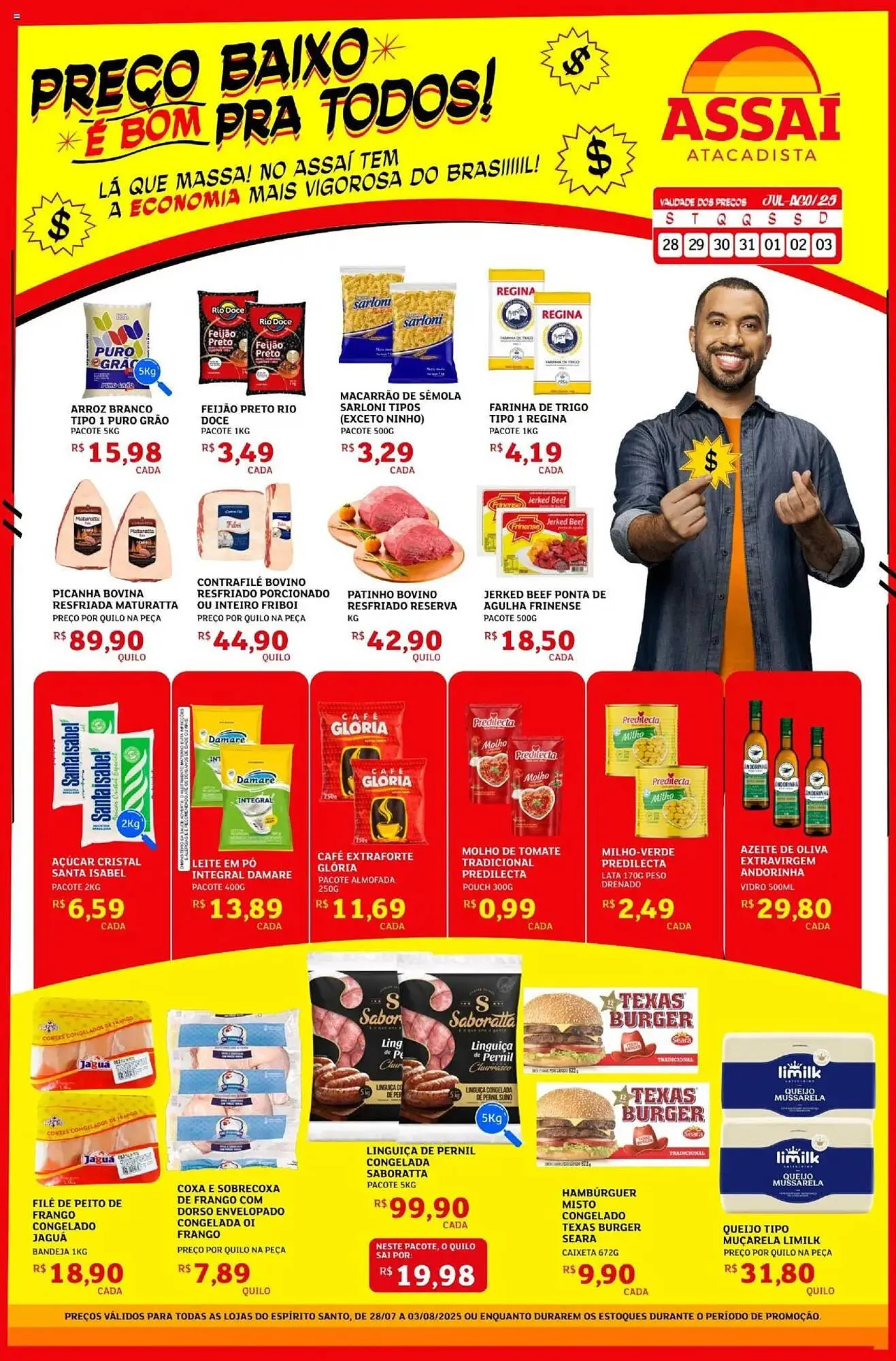 Encarte de Catálogo Assaí Atacadista 28 de julho até 3 de agosto 2025 - Pagina 1