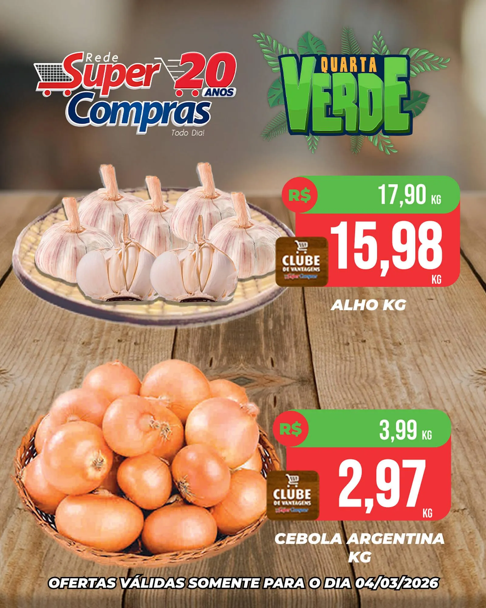 Encarte de Encarte Rede Super Compras 4 de março até 4 de março 2026 - Pagina 1