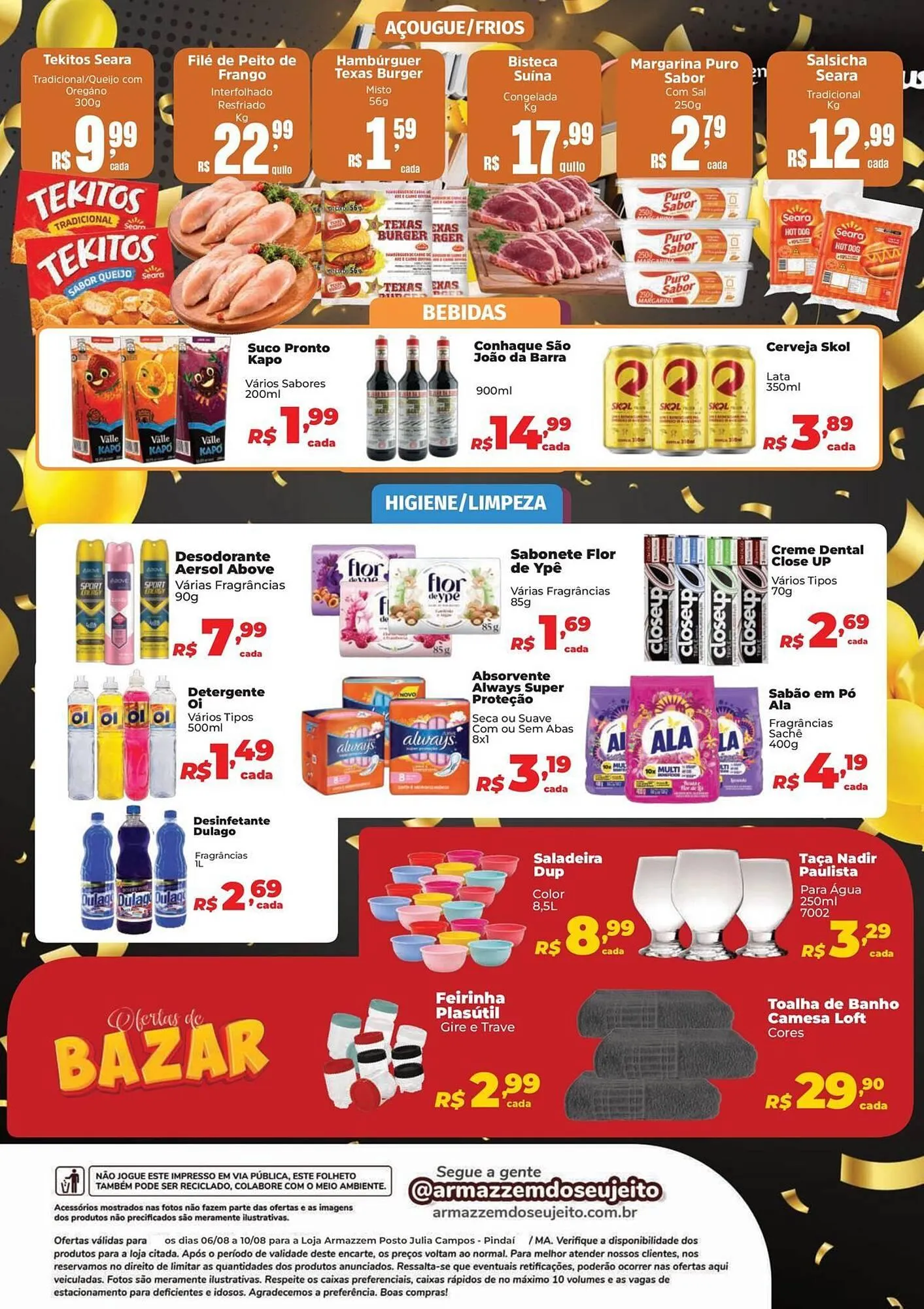 Encarte de Catálogo Supermercados Mateus 6 de agosto até 10 de agosto 2025 - Pagina 2