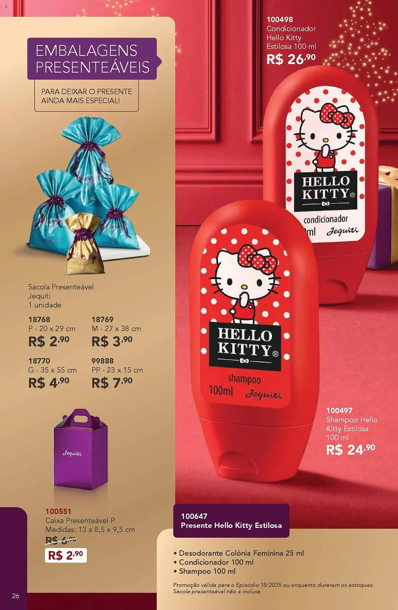 Encarte de Catálogo Jequiti 24 de outubro até 13 de novembro 2025 - Pagina 26