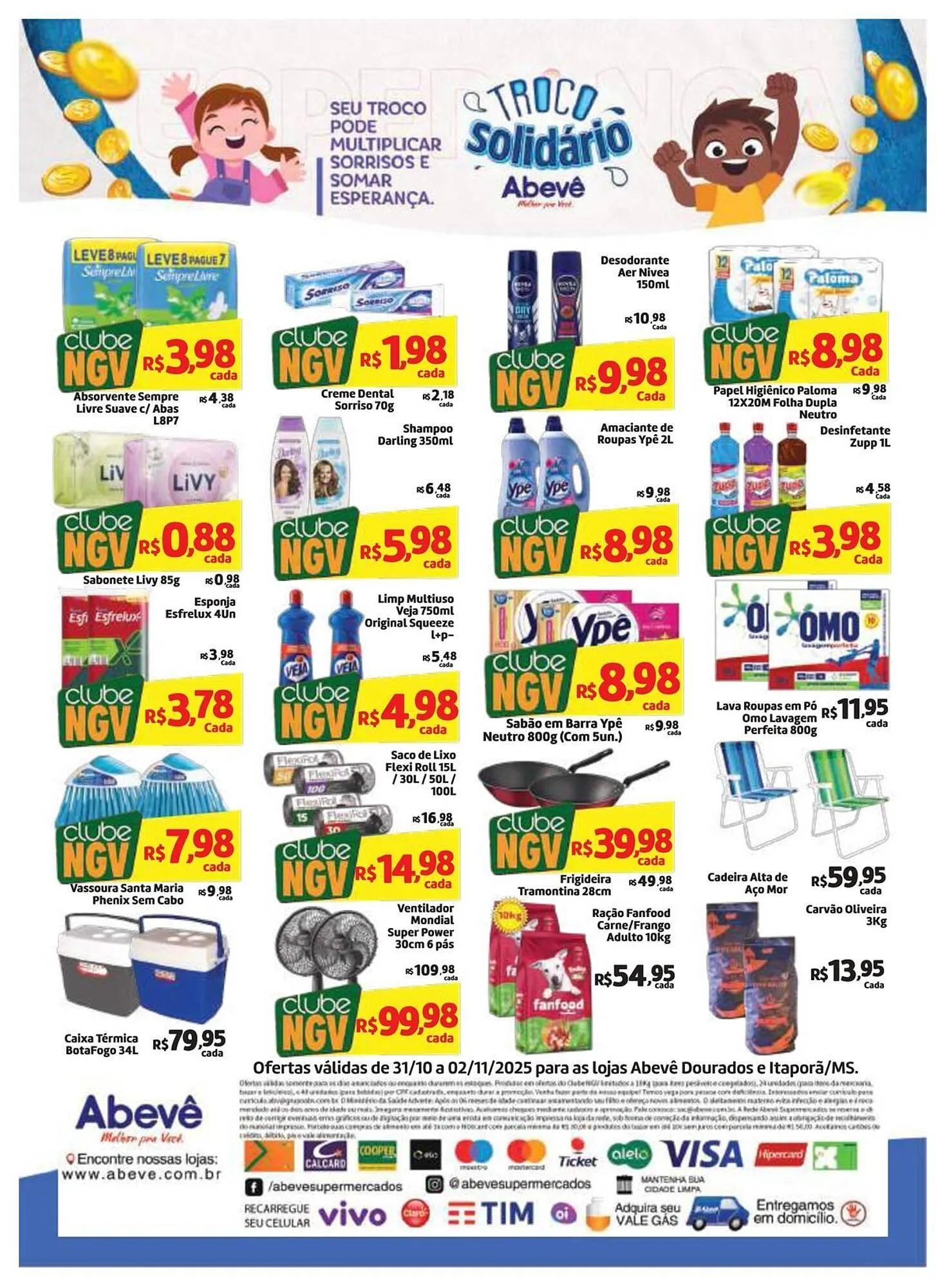 Encarte de Catálogo Abevê Supermercados 31 de outubro até 2 de novembro 2025 - Pagina 4
