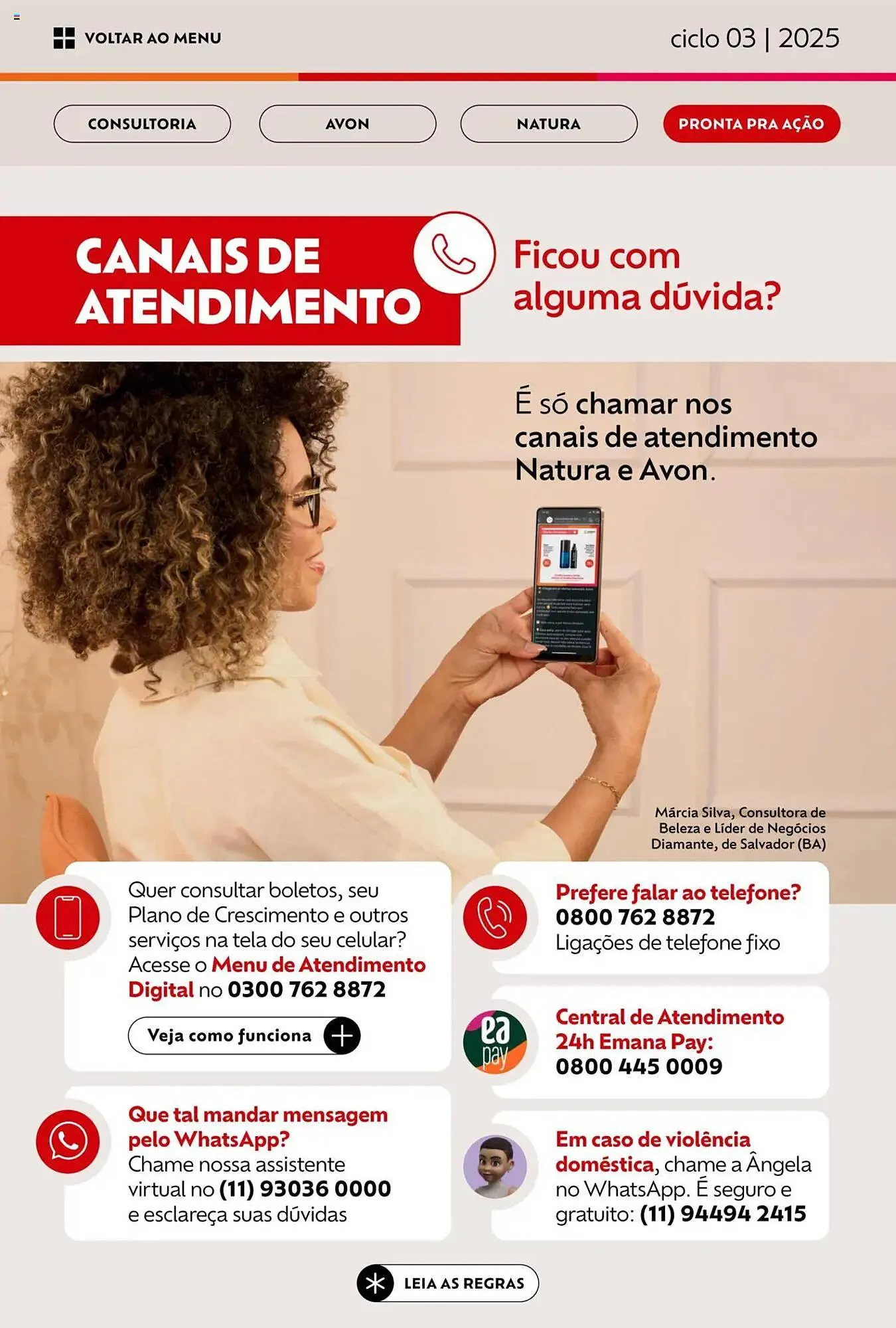 Encarte de Catálogo Avon 17 de janeiro até 17 de fevereiro 2025 - Pagina 104