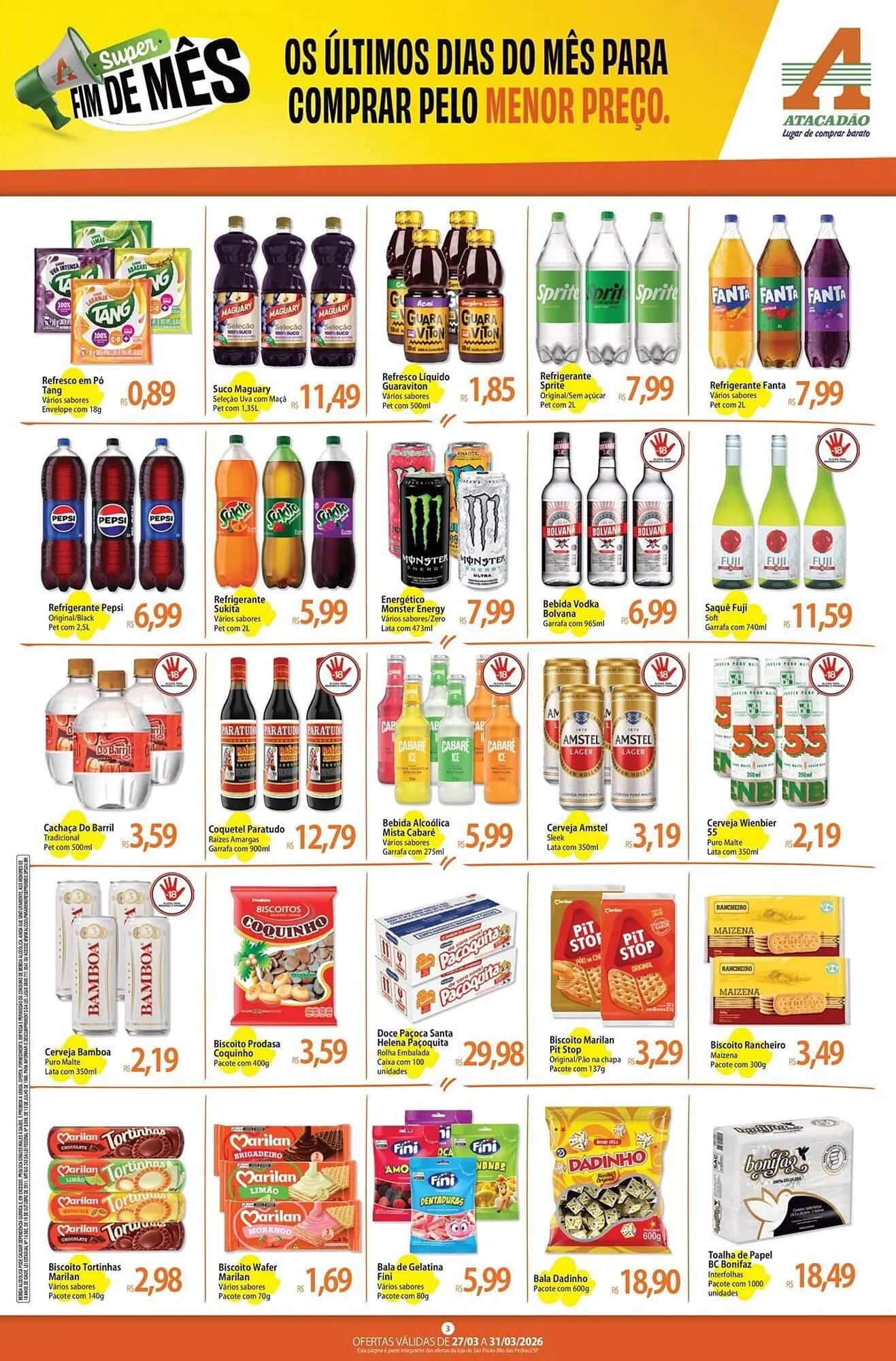 Encarte de Folheto Atacadão 30 de março até 31 de março 2026 - Pagina 3