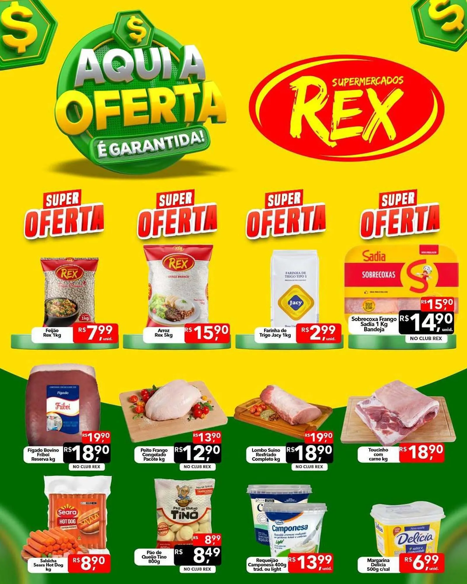 Encarte de Catálogo Supermercados Rex 21 de julho até 23 de julho 2026 - Pagina 1
