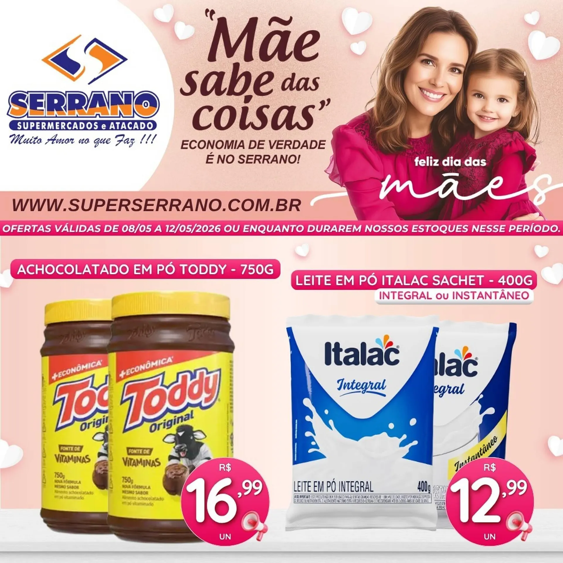 Encarte de Catálogo Serrano Supermercado 8 de maio até 12 de maio 2026 - Pagina 8